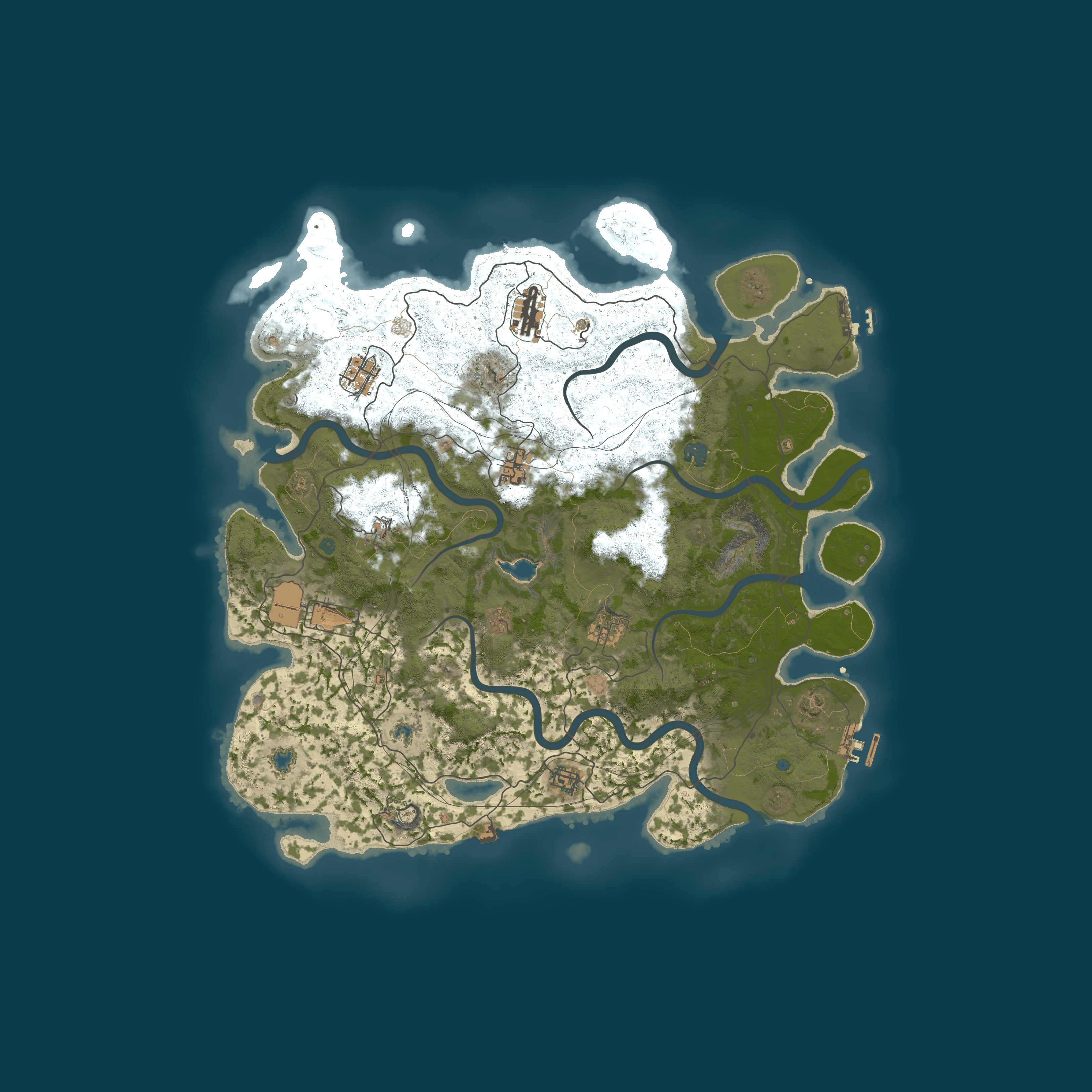Map for Coolitos PvE Zombies and Free Helis - Noob Friendly Low Decay/U