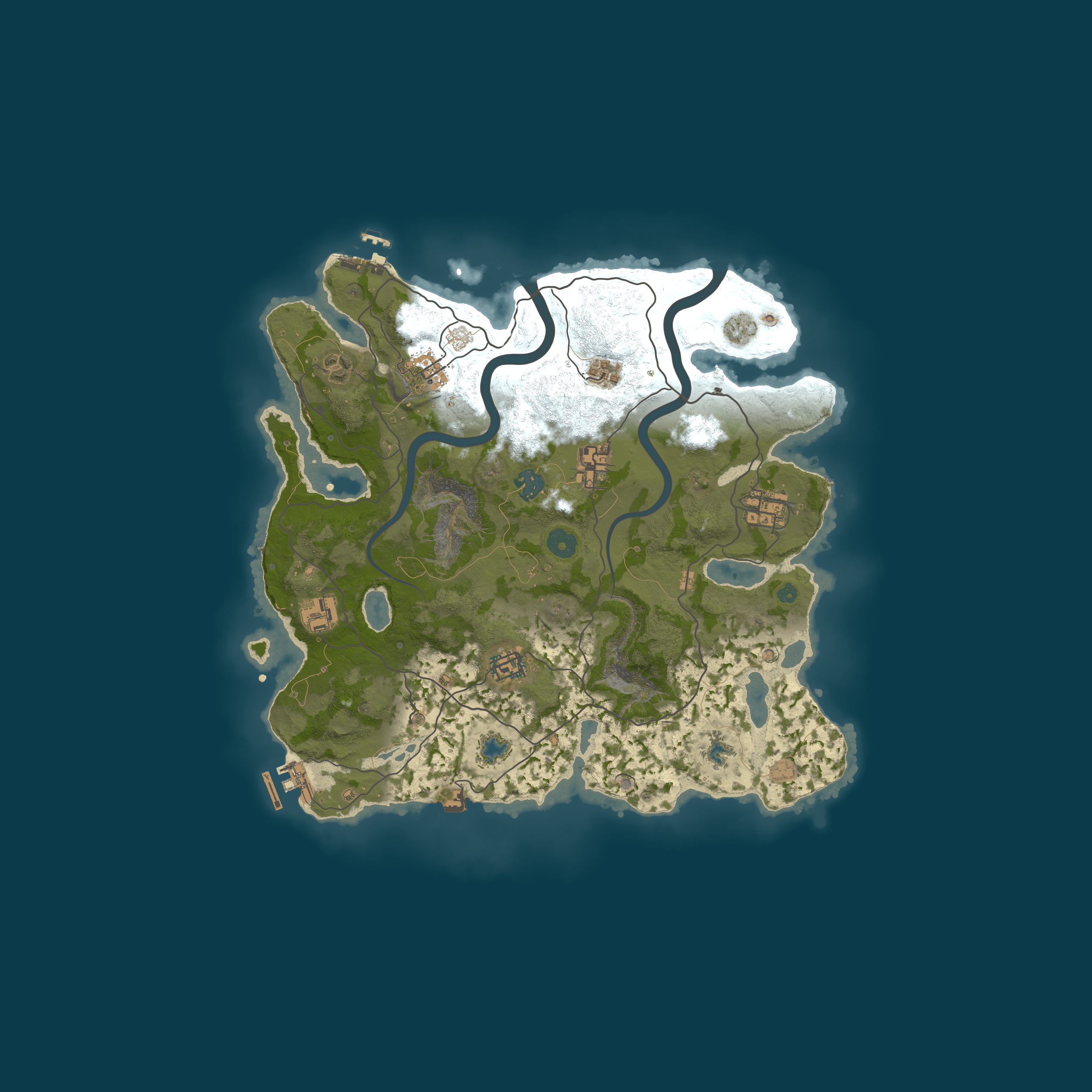 Map for Rusty Goats | Primitive | No BP Wipe | Solo/Duo/Trio