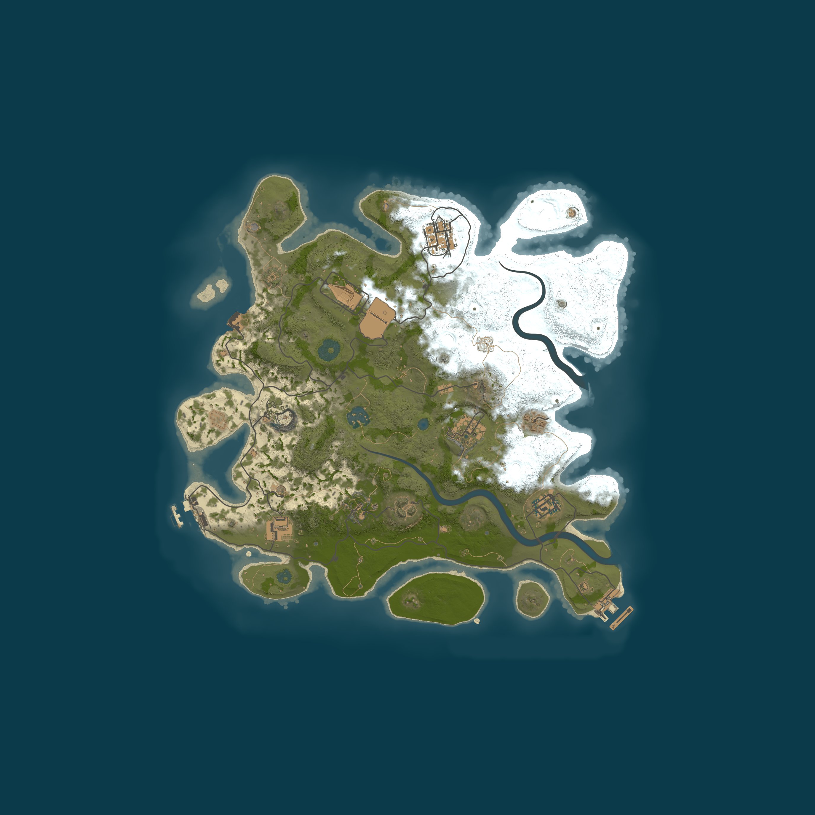 Map for SCAVENGERSHAVEN.NET 5x NoBPs [Loot+|MyMini|Shop|Kits]