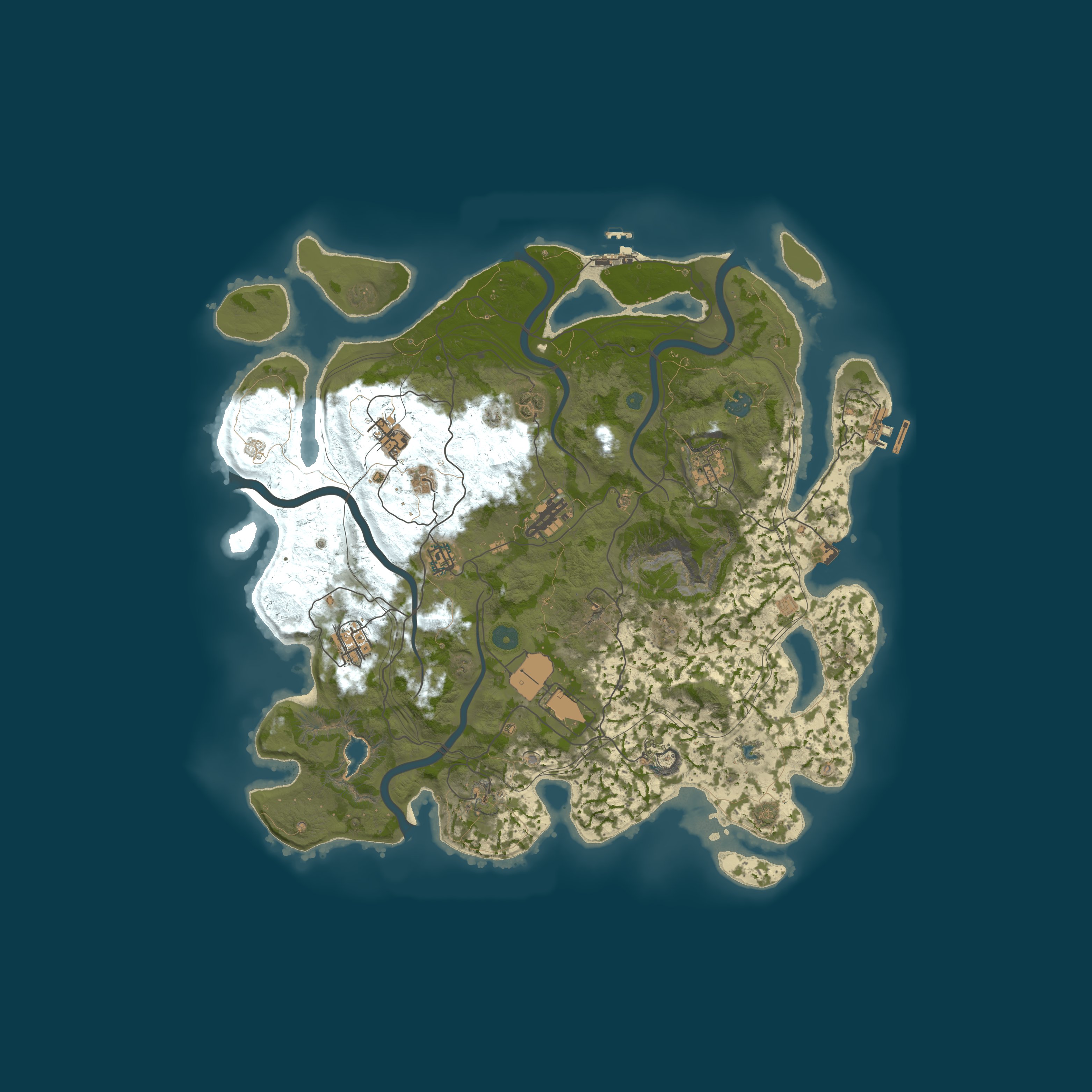 Map for [EU] Rainbow Party | PVE | EN/GER | [Raidbases|NPC|Events|Skins