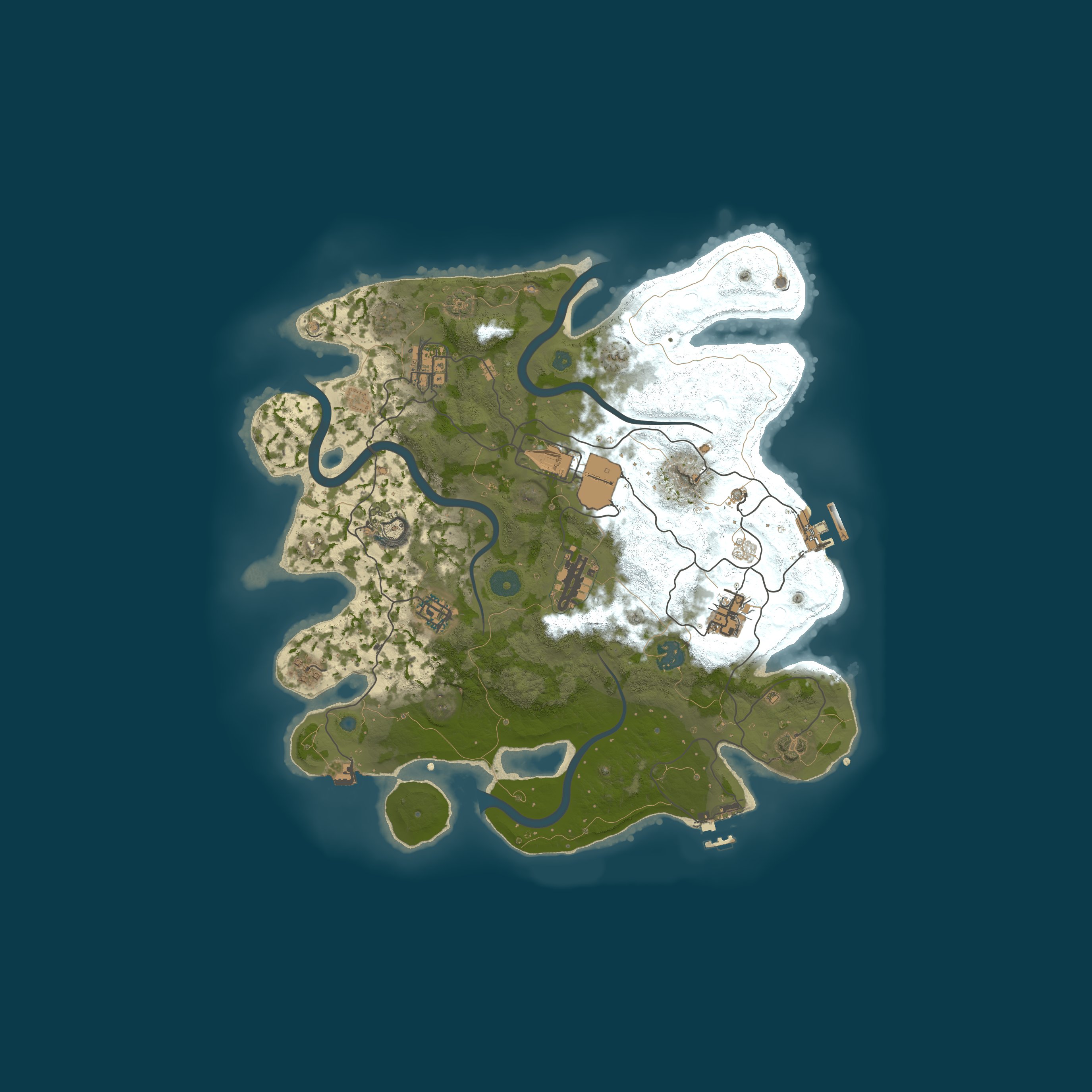 Map for Rust In The Wind