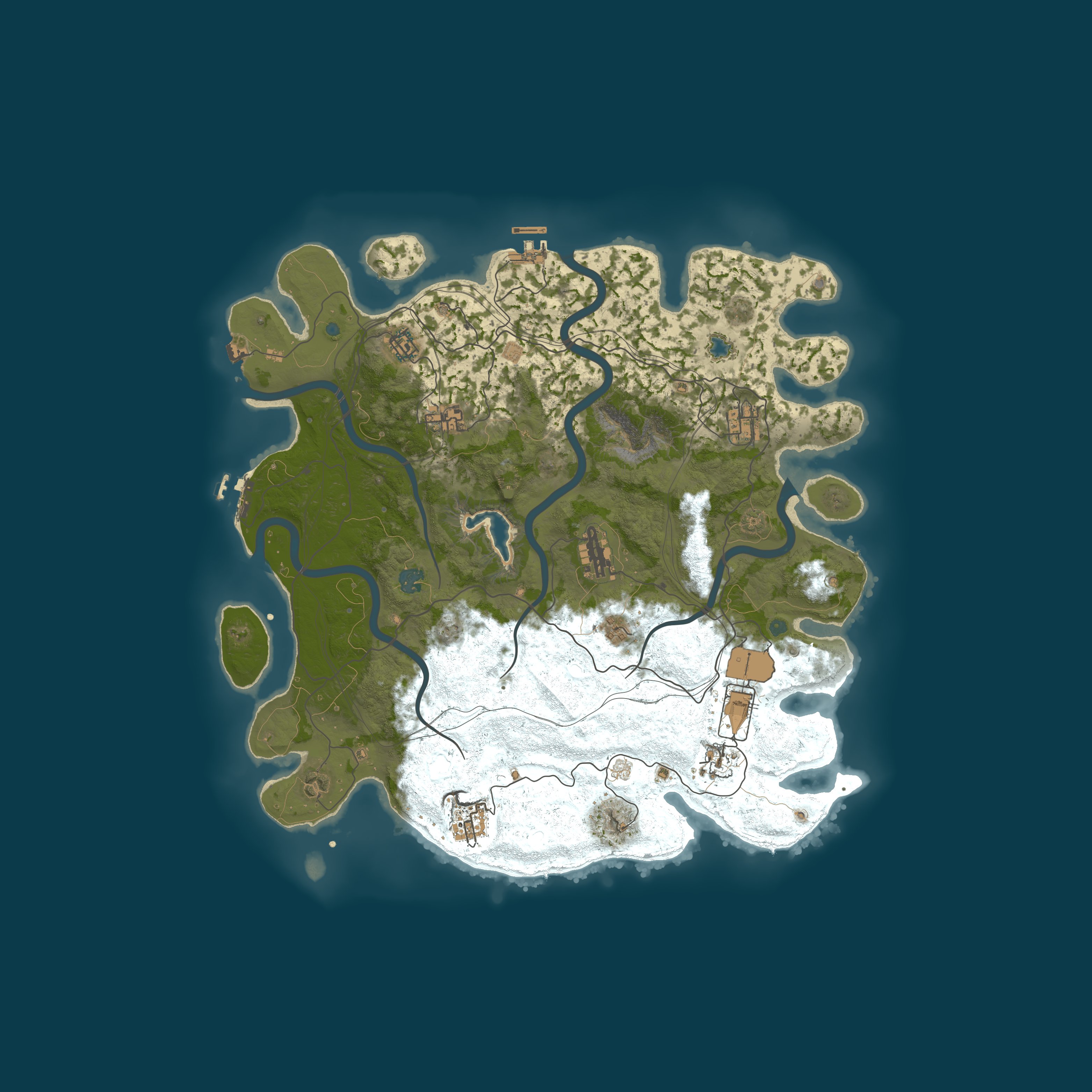 Map for MIGHTYRUST.GG|Solo Only|Monthly|No BP Wipes|Low Upkeep
