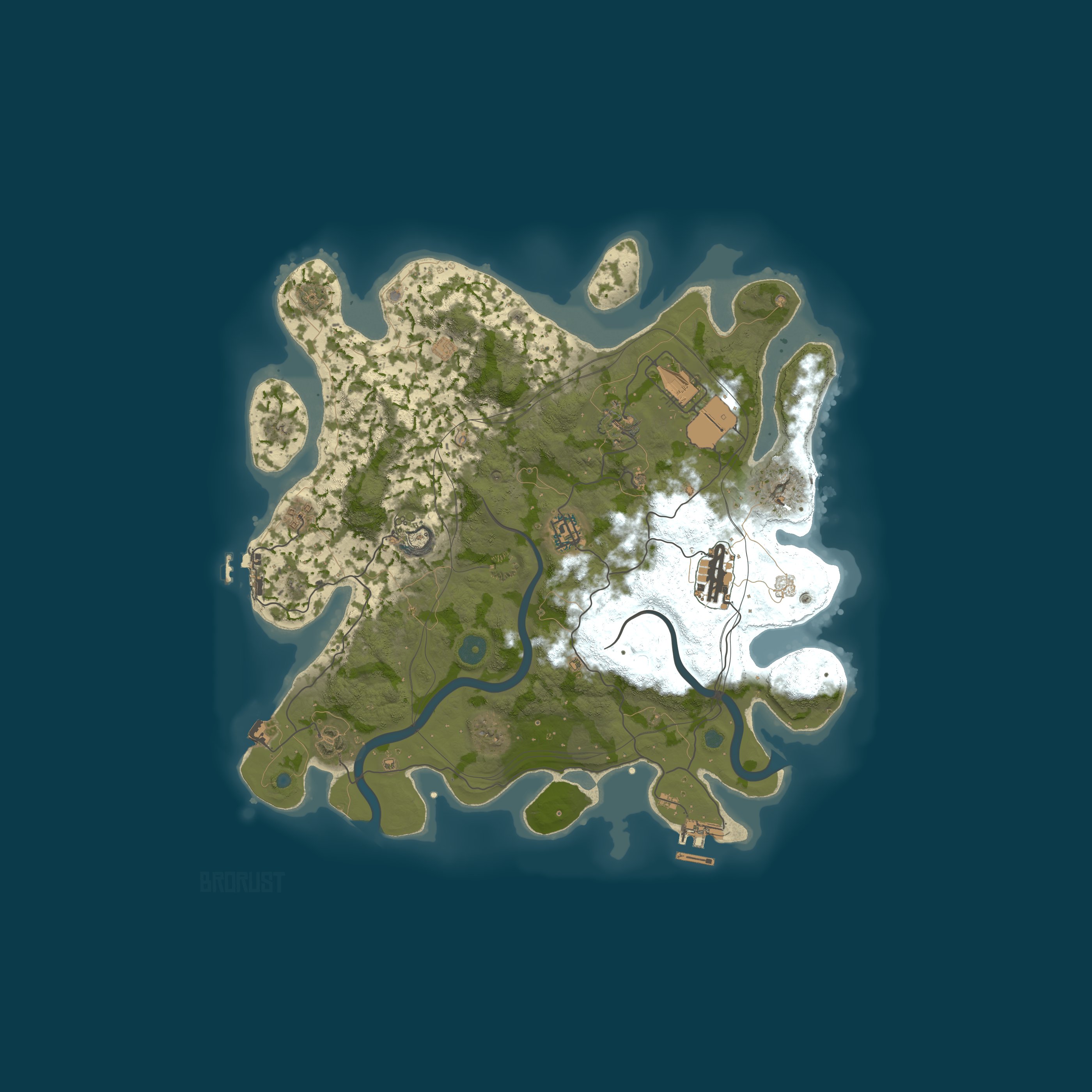 Map for #2 BroRust 2X VANILLA NOLIMIT GLOBAL WIPE 26.06