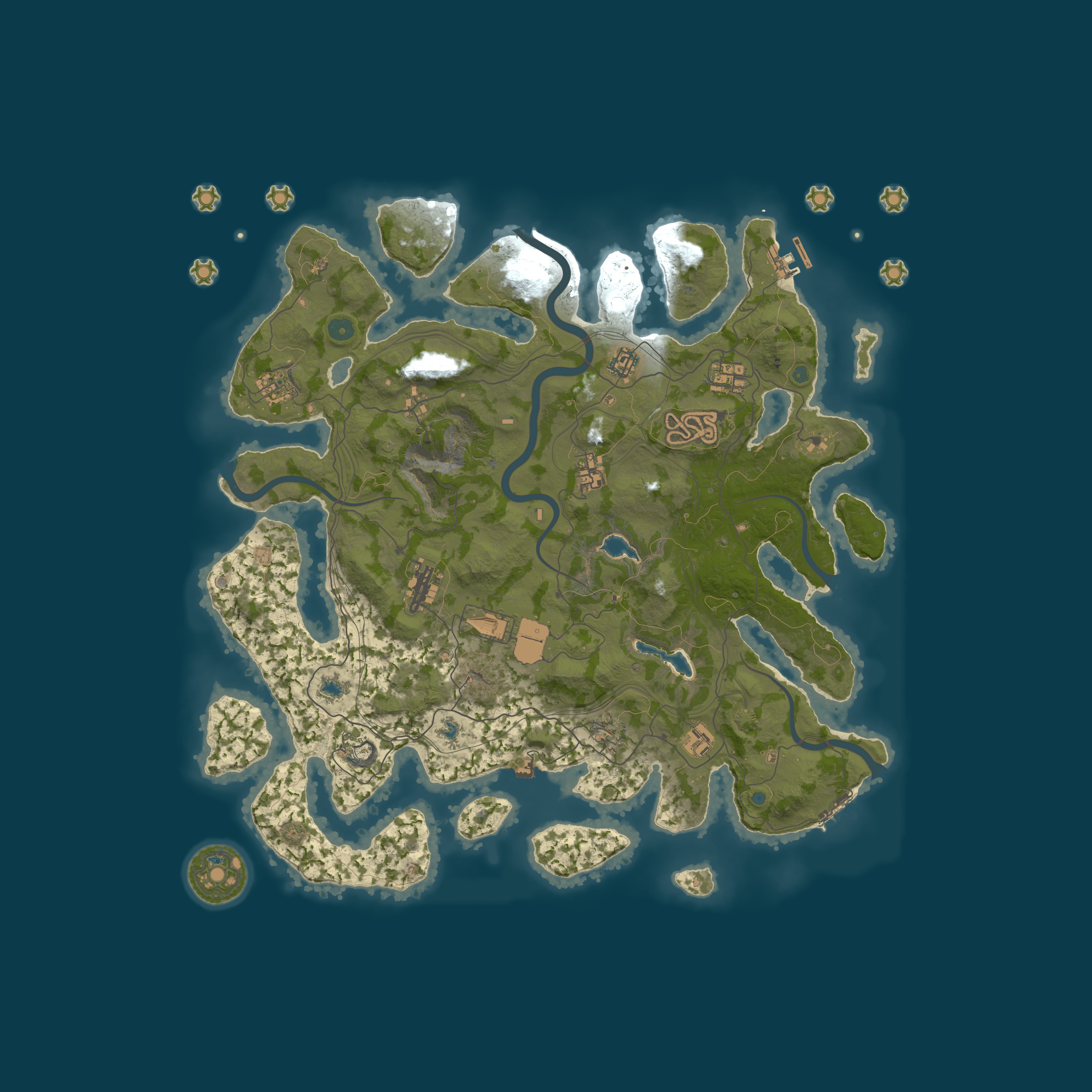 Map for ZOMBZ 2X PvE • Custom Raids, NPCs & Bosses|Events|SkillTree|E