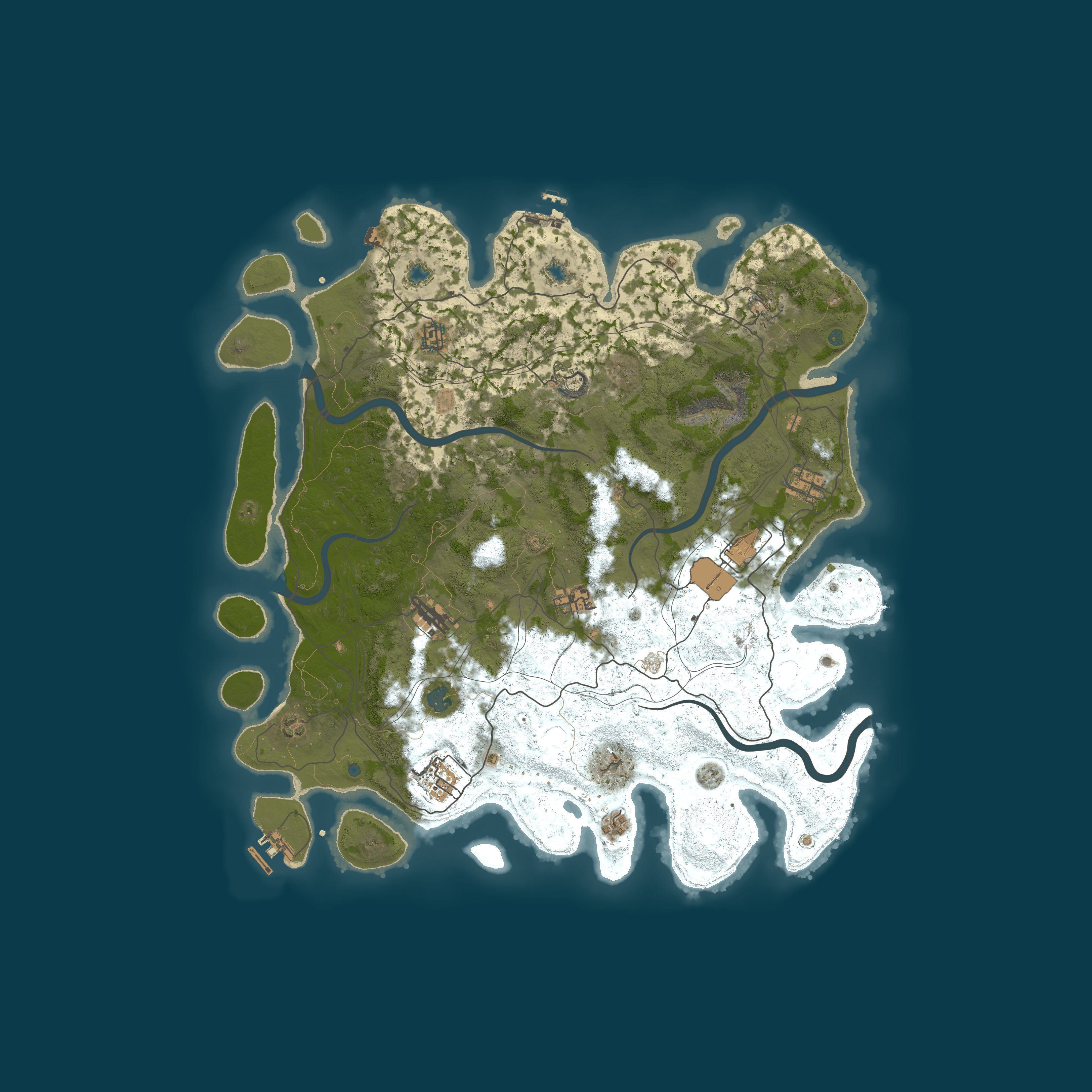 Map for [RU]Revival Rust 08.05 Для Новичков классика