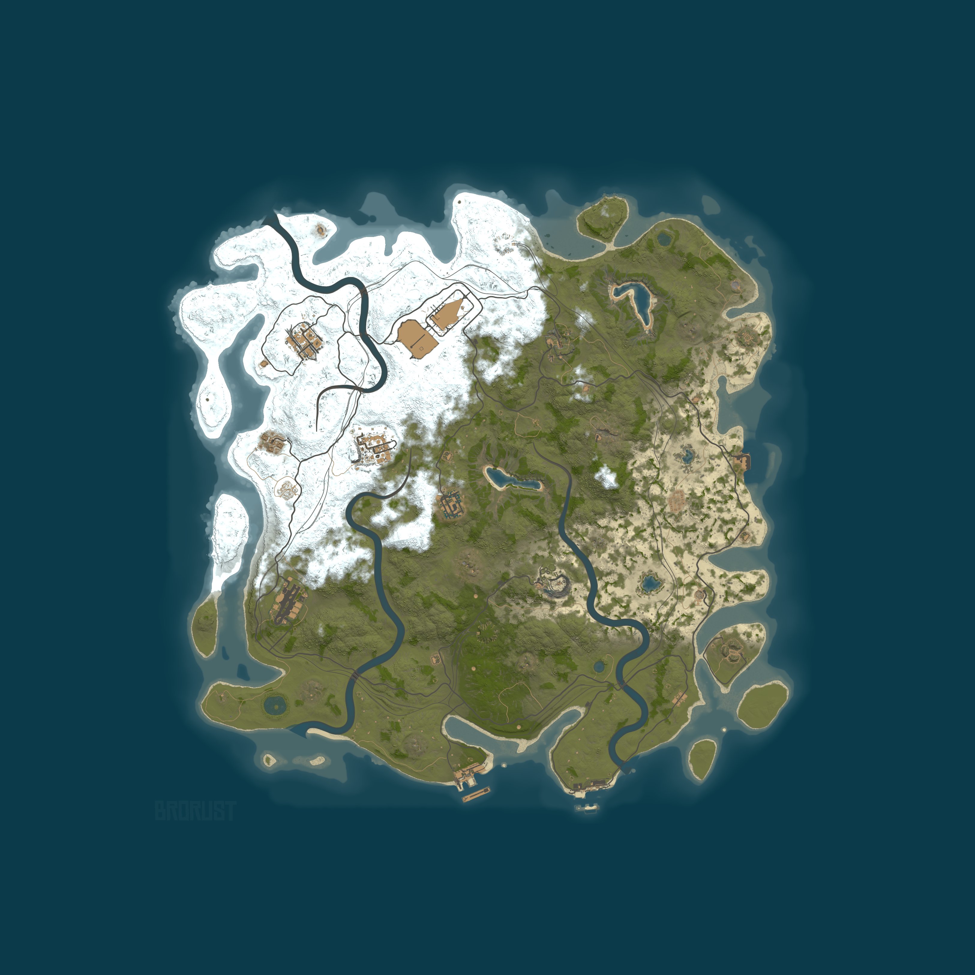 Карта сервера