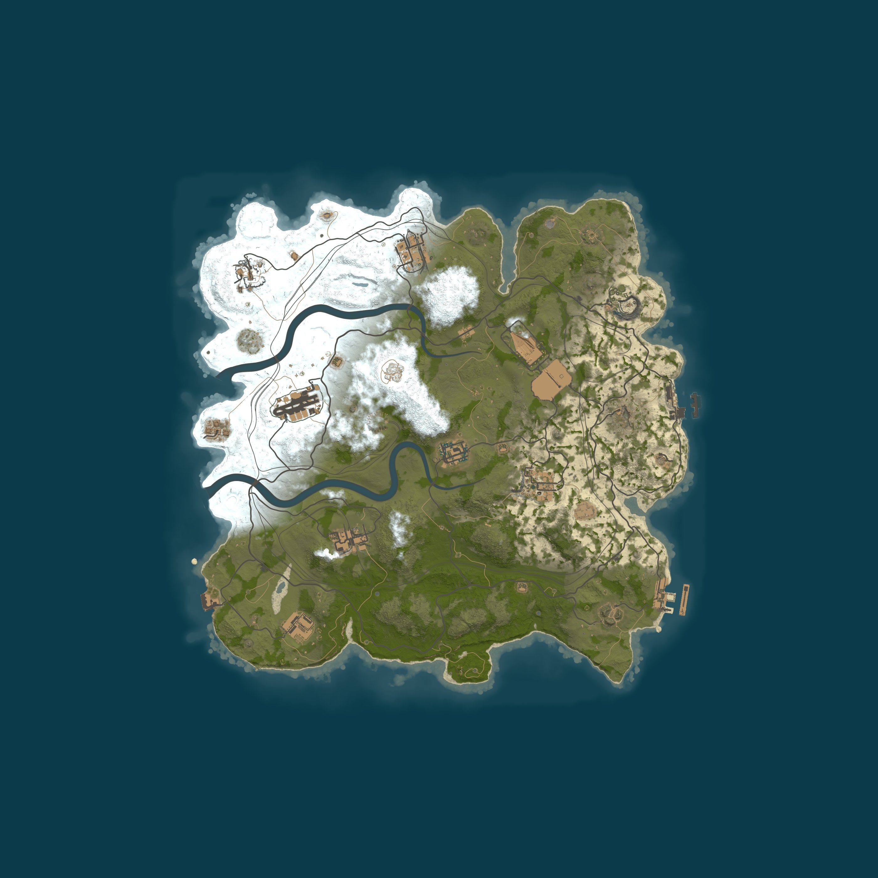 Rust map 3600/1337