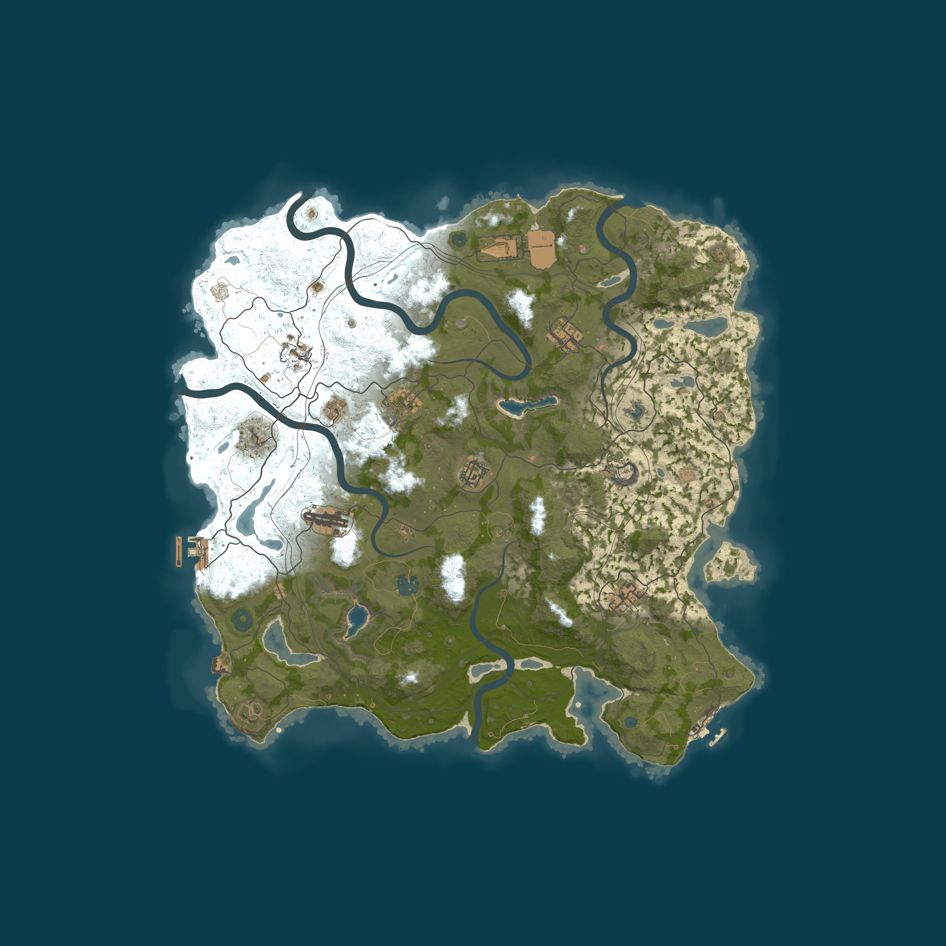 Map for Atlantic Rust | Для новичков X2 | FULLWIPE | 15.05