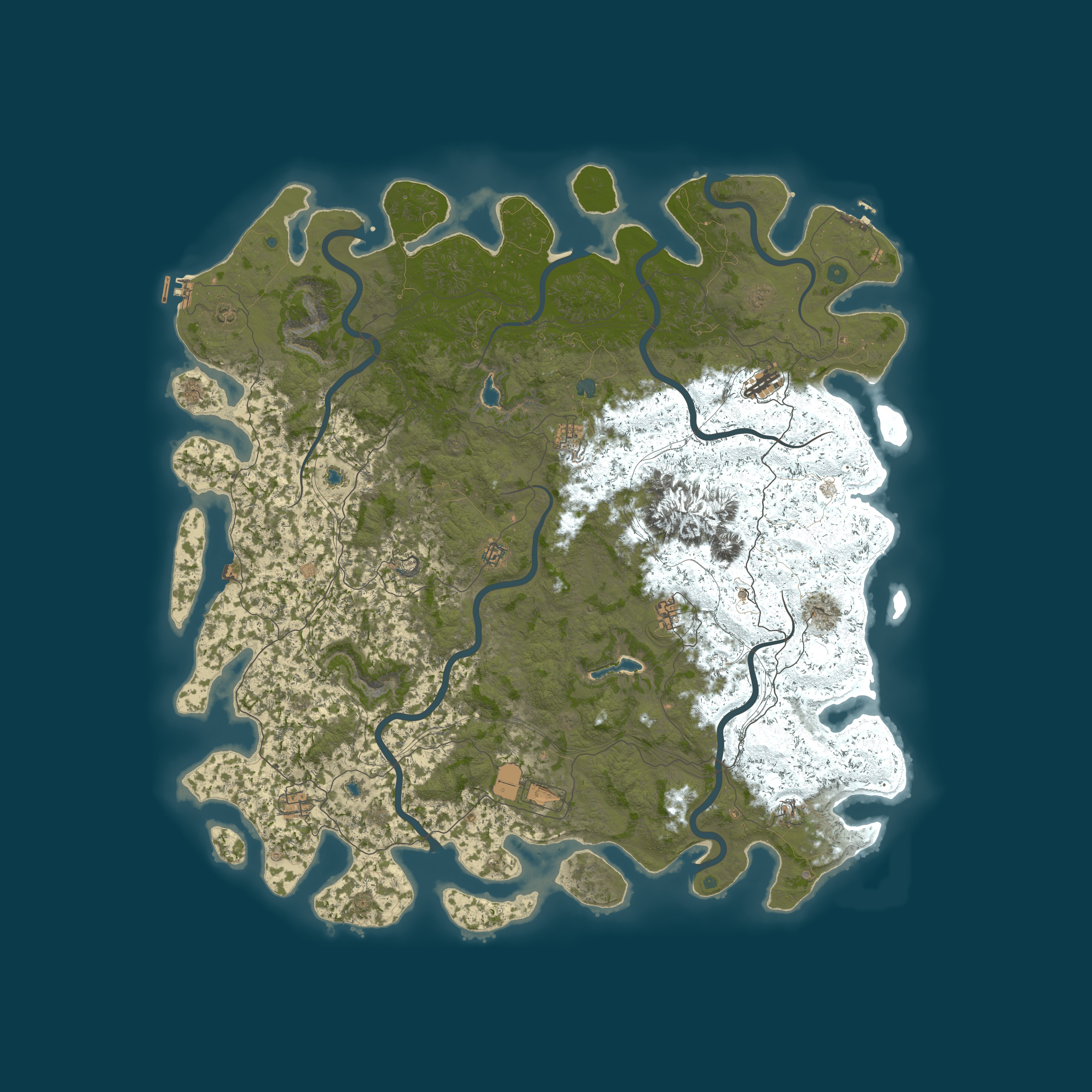 Map for Wasteland Nomads [PvE | MOD] - No Raiding | No Killing