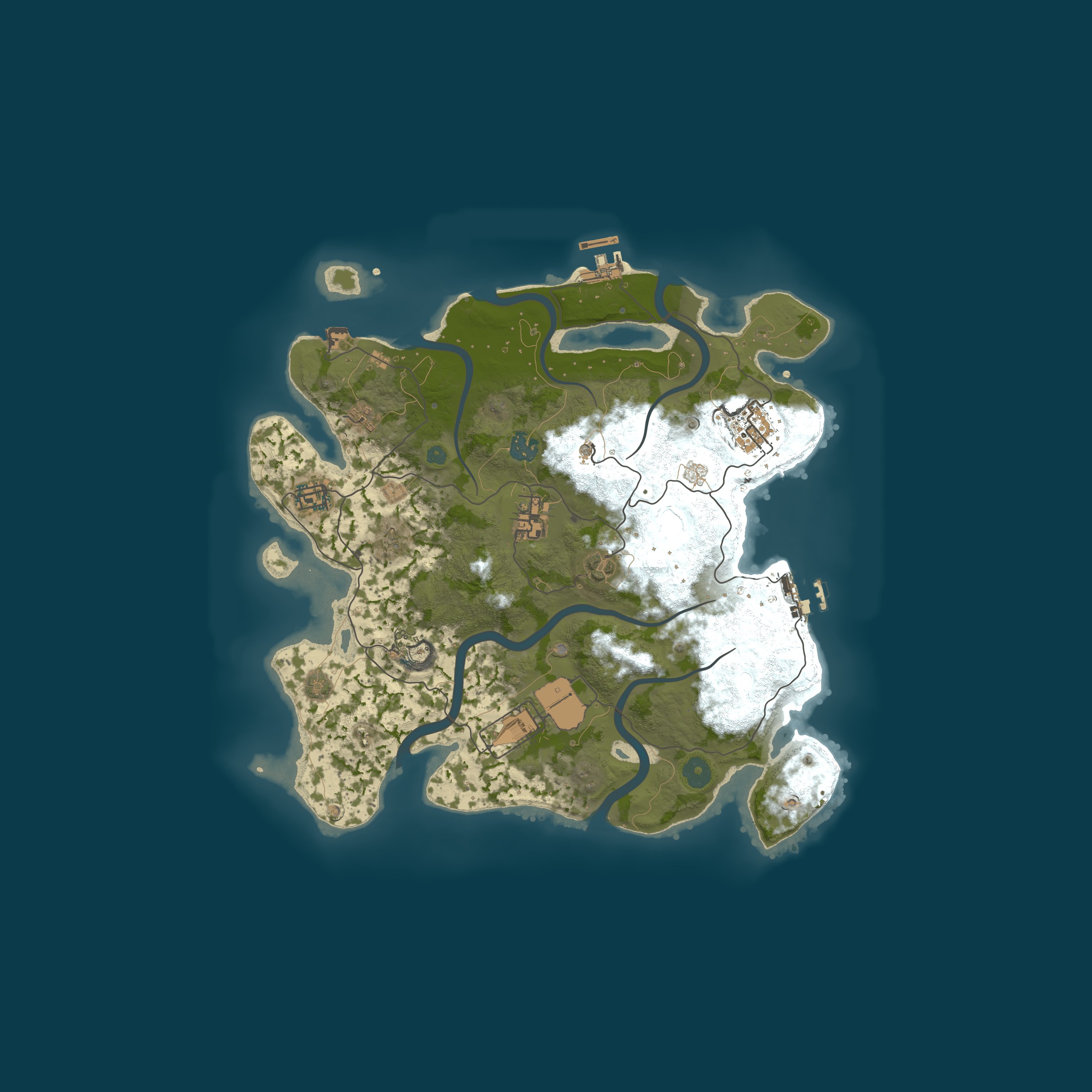 Map for A Shockbyte Rust Server