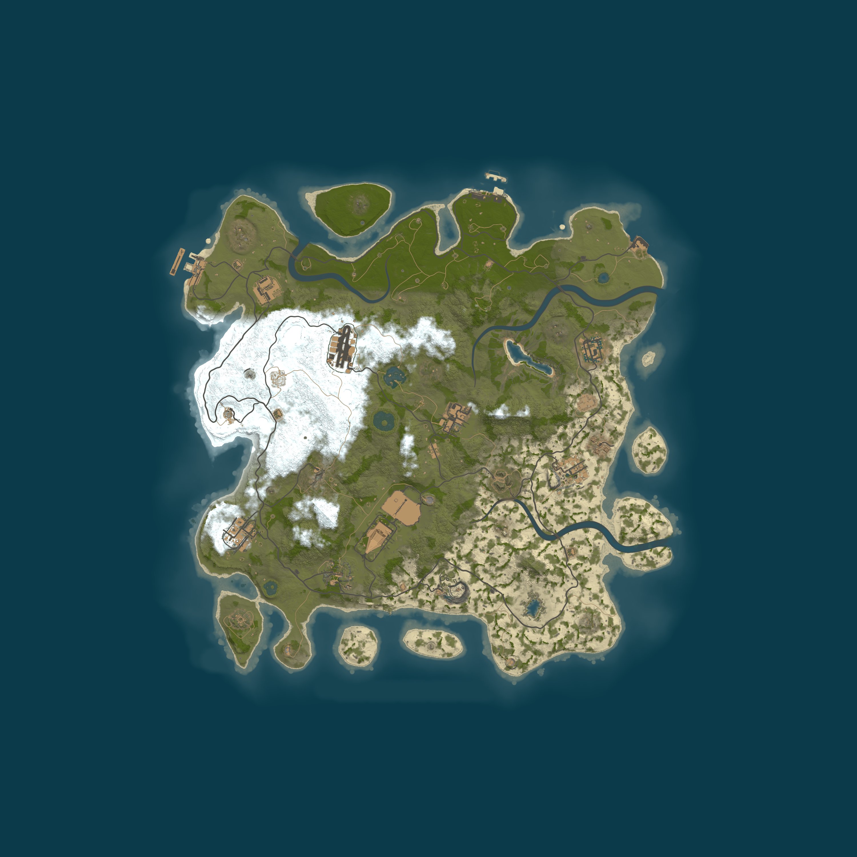 Map for EastCoast  Survival 10X Custom Map