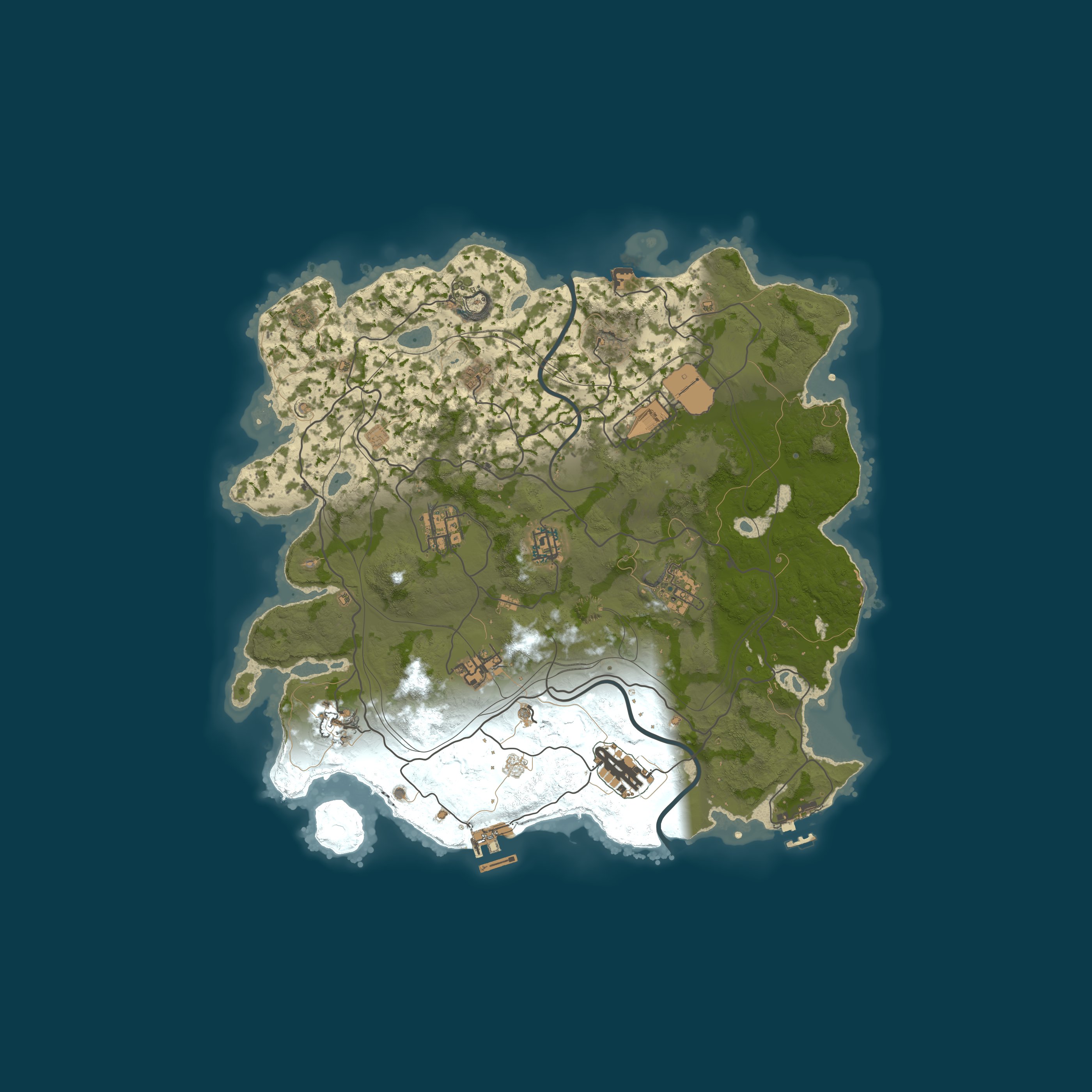 Rust map 3600/1856