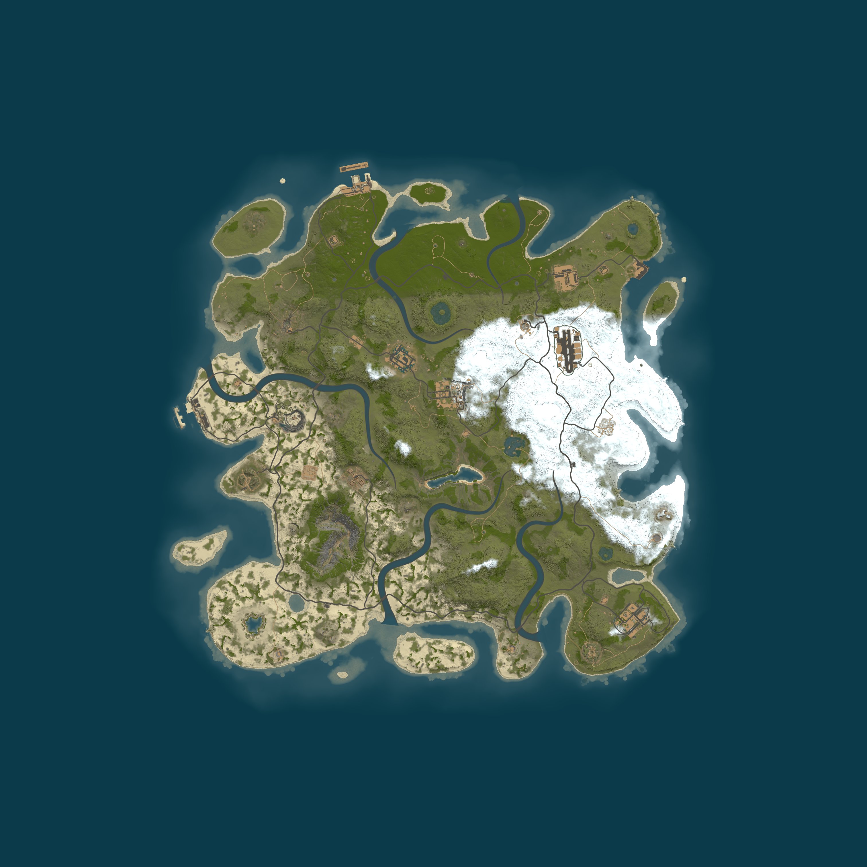 Map for Rust Issues | 3x | No Decay | Low Pop