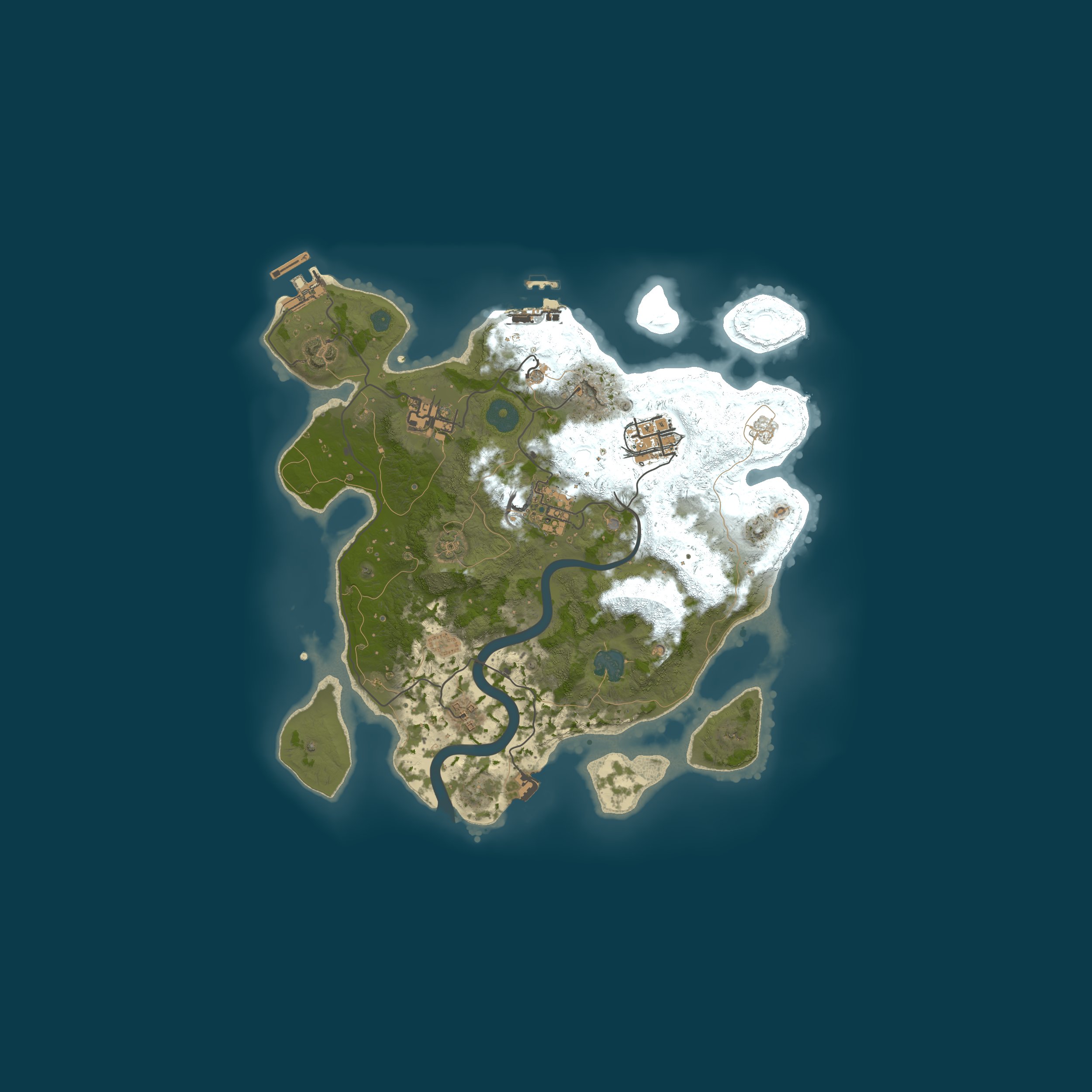 Procedural Map, size 3000, seed 2069435898