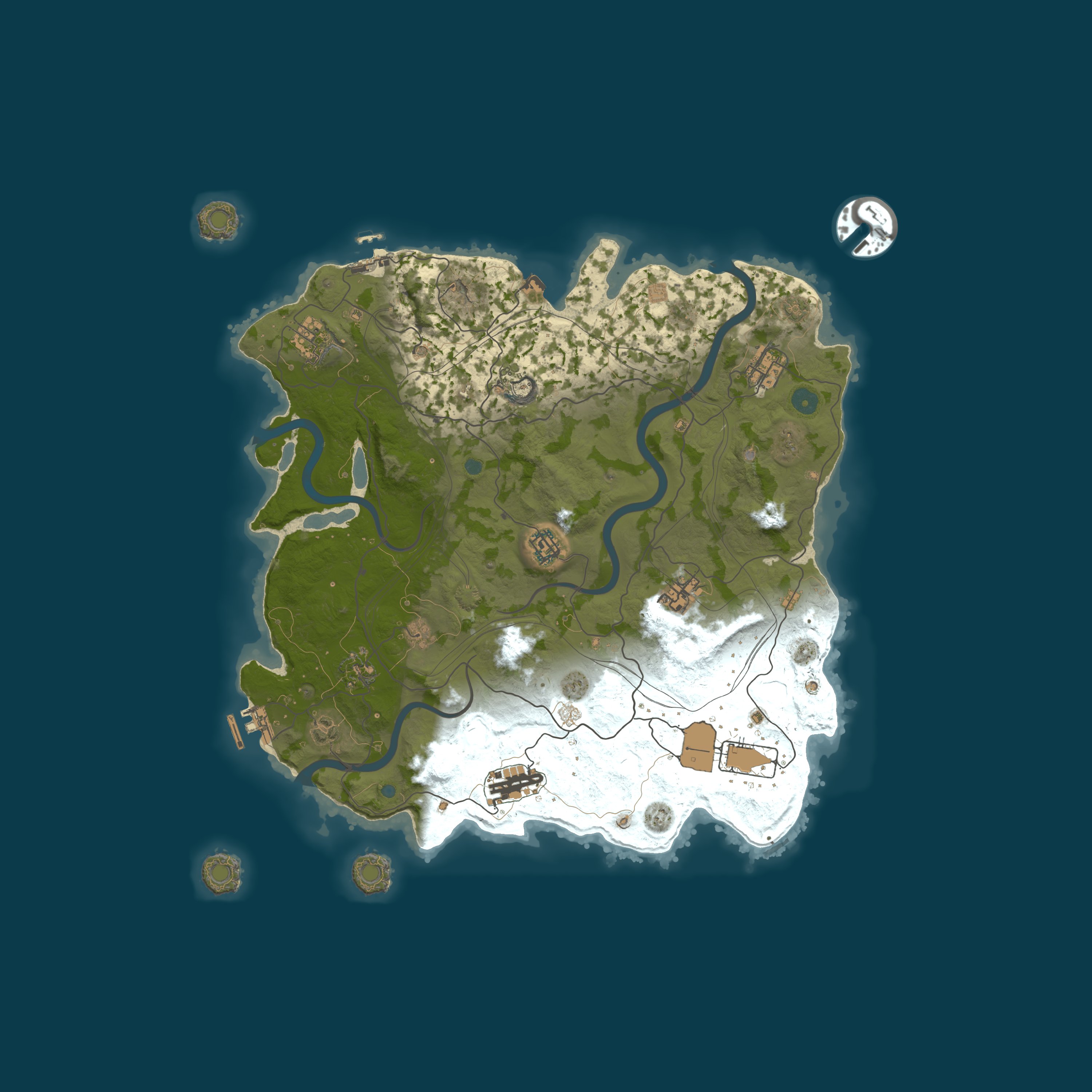 Карта сервера