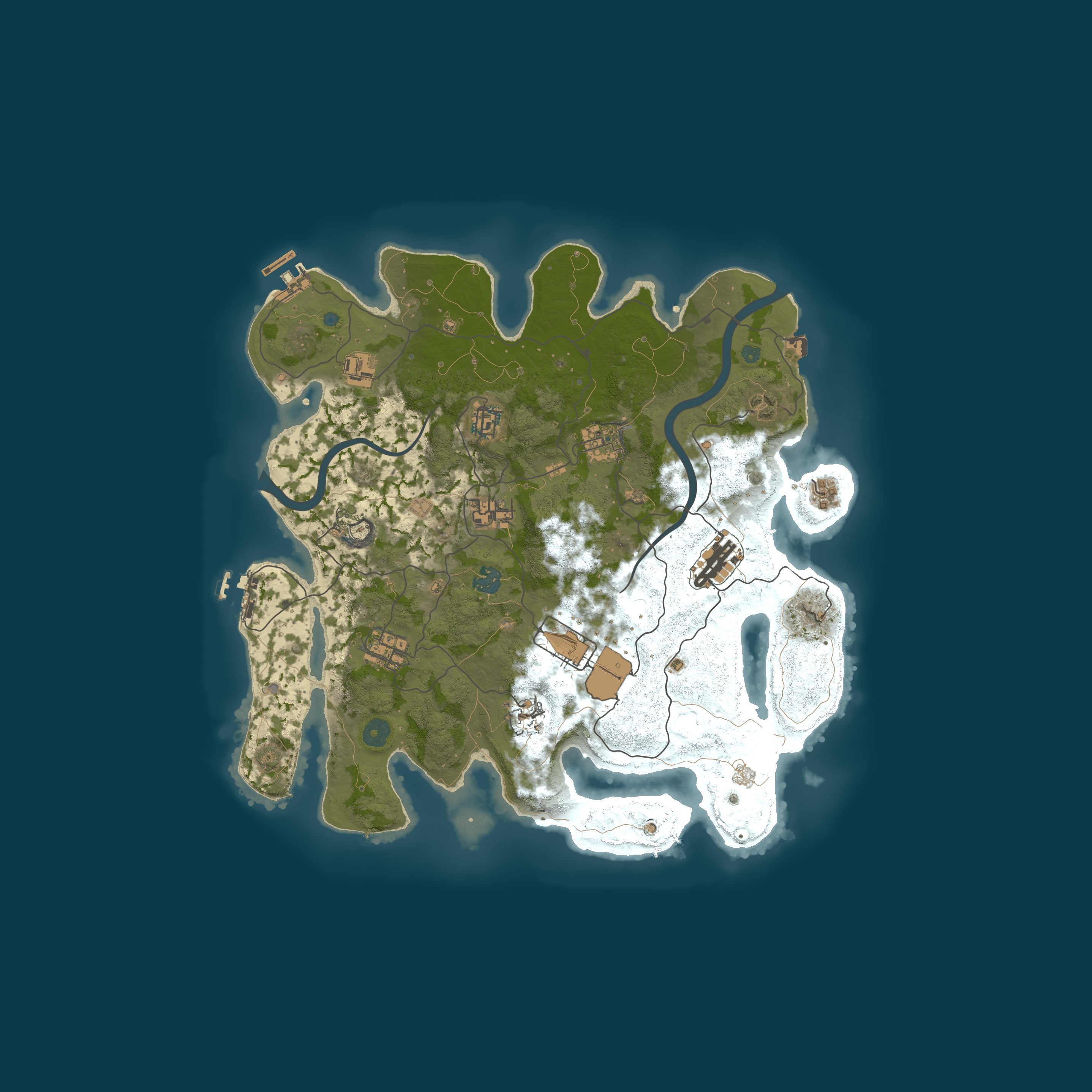 Map for №[6] D2S Apocalypse 2X-10X PvE Night Zombies