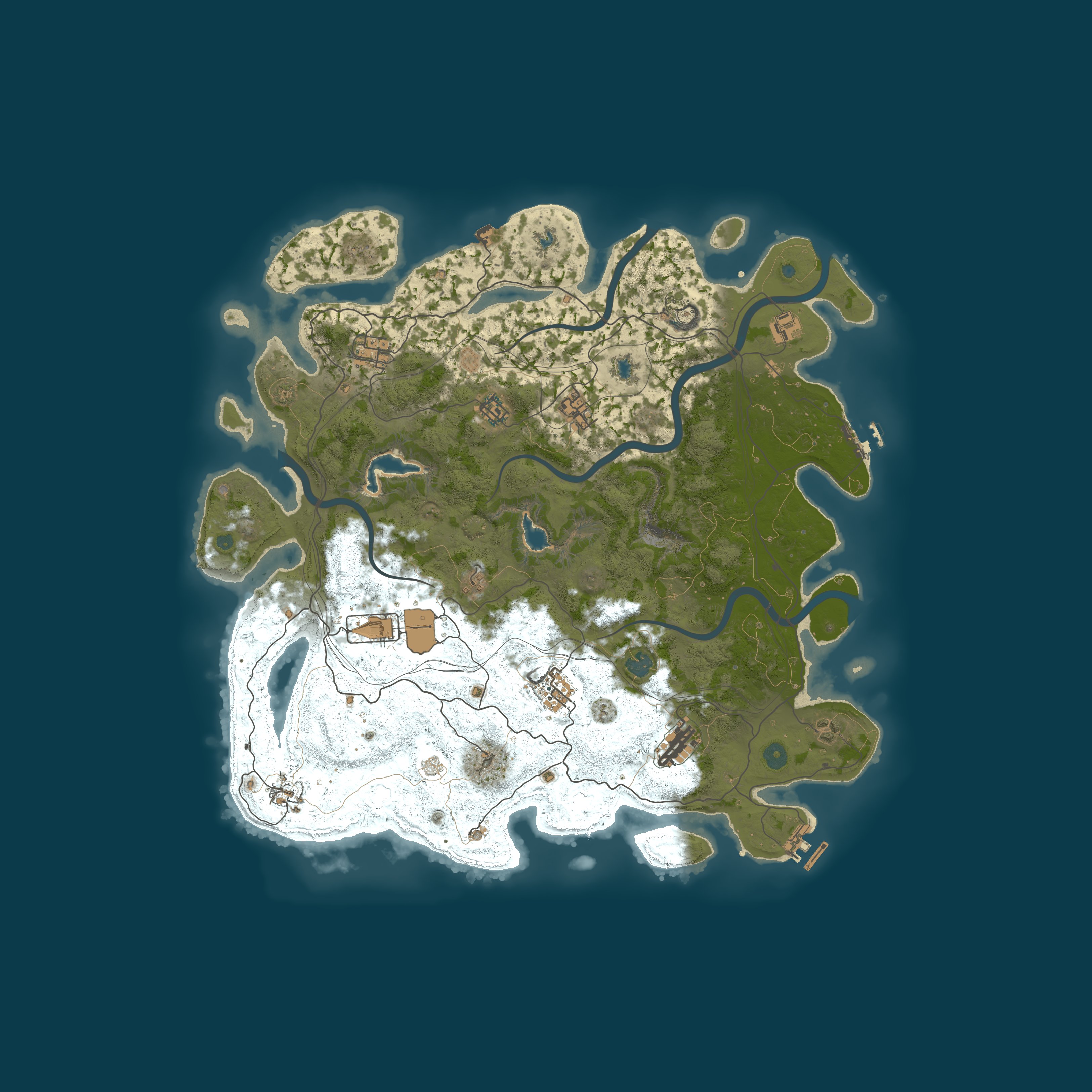 Map for Deadlock n Chill - Linux, Casual, Noob Friendly