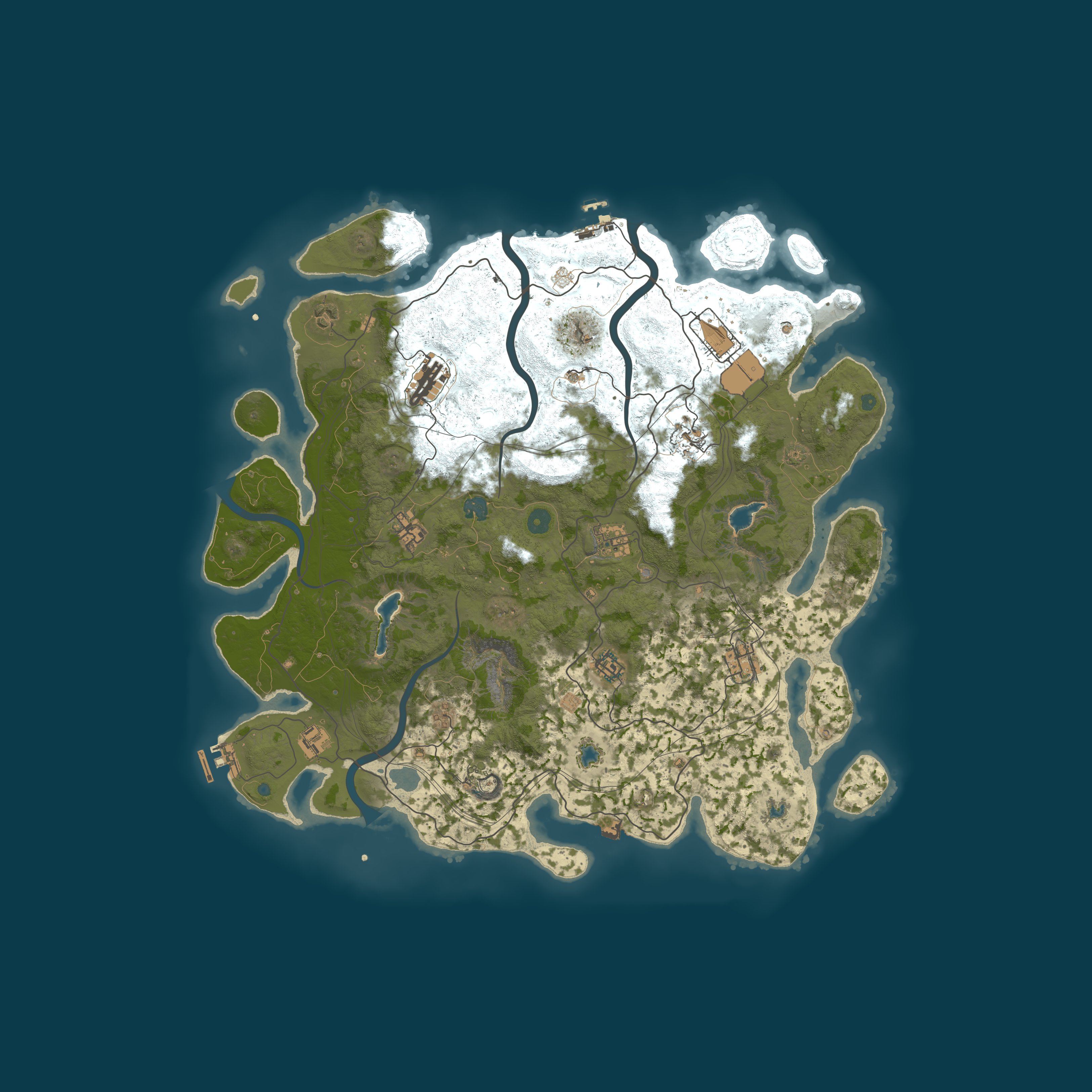 Map for [US] DEAD MAN RUST 5X ] PVP No BPs | Shop | MyMini |