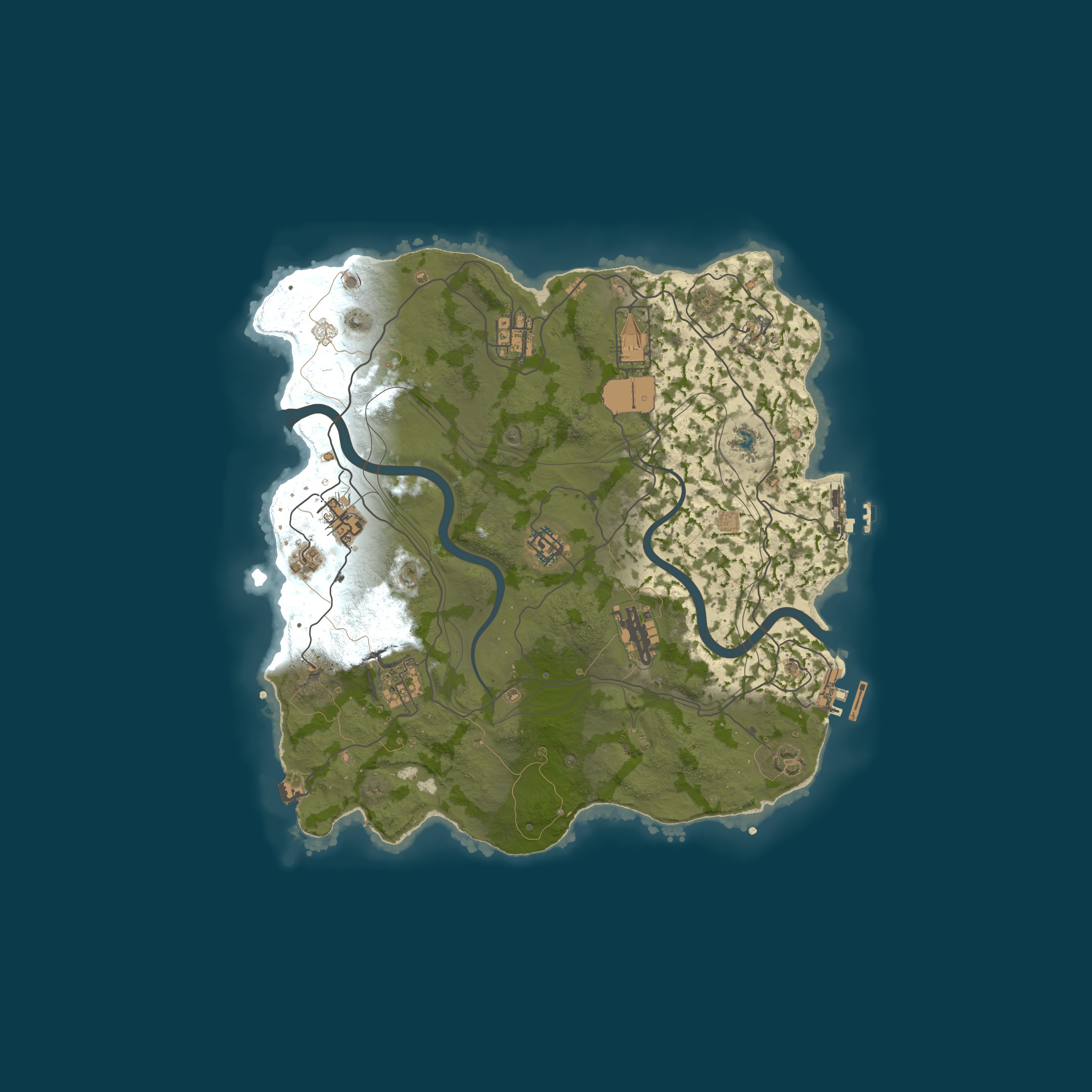 Map for RustGaming.net - Solo/Duo/Trio | WIPED 05/09 09.05