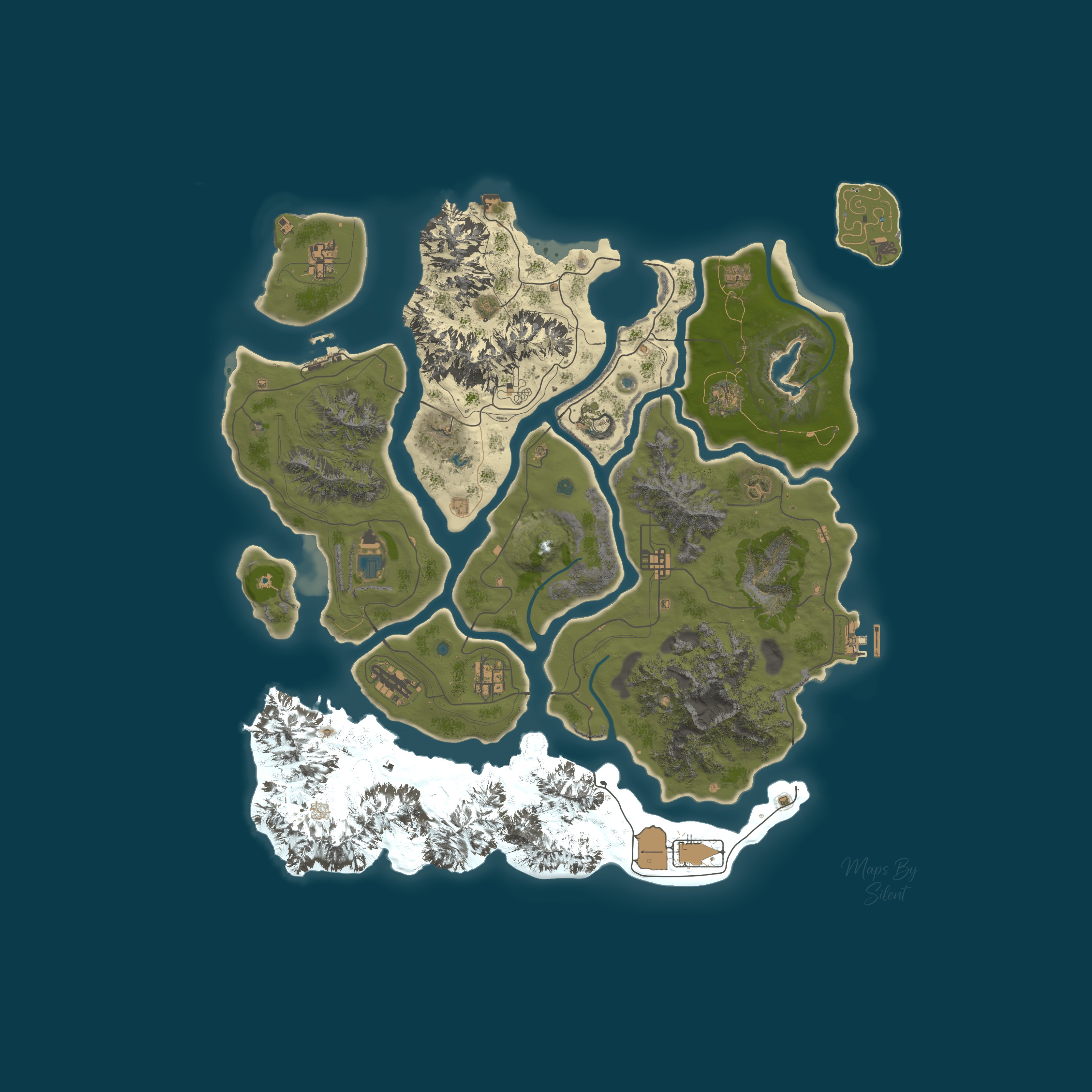 Карта сервера