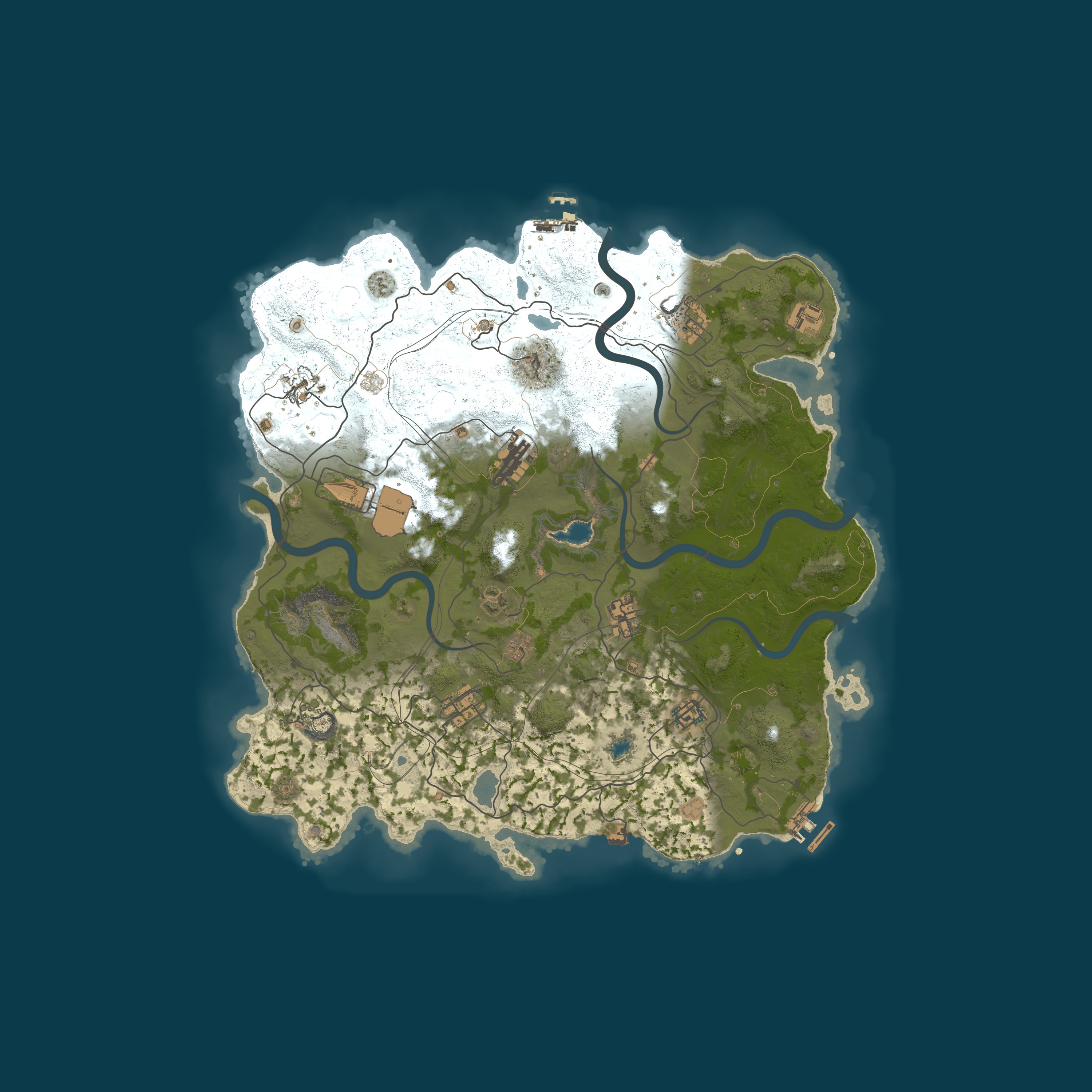 Rusticated Generated Maps