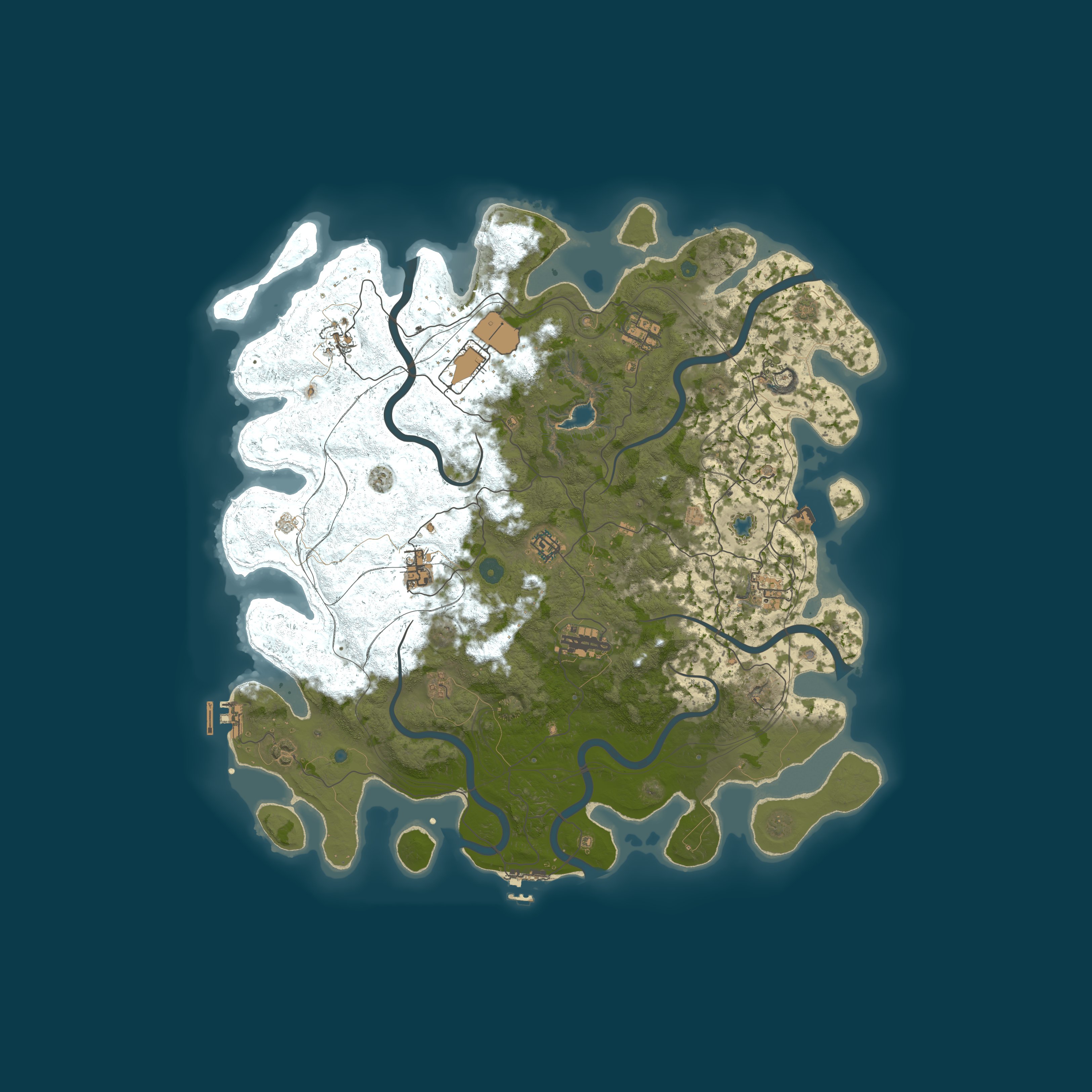 Map for RCE-2X PVE|RP|SkillTree|Events|Zombies