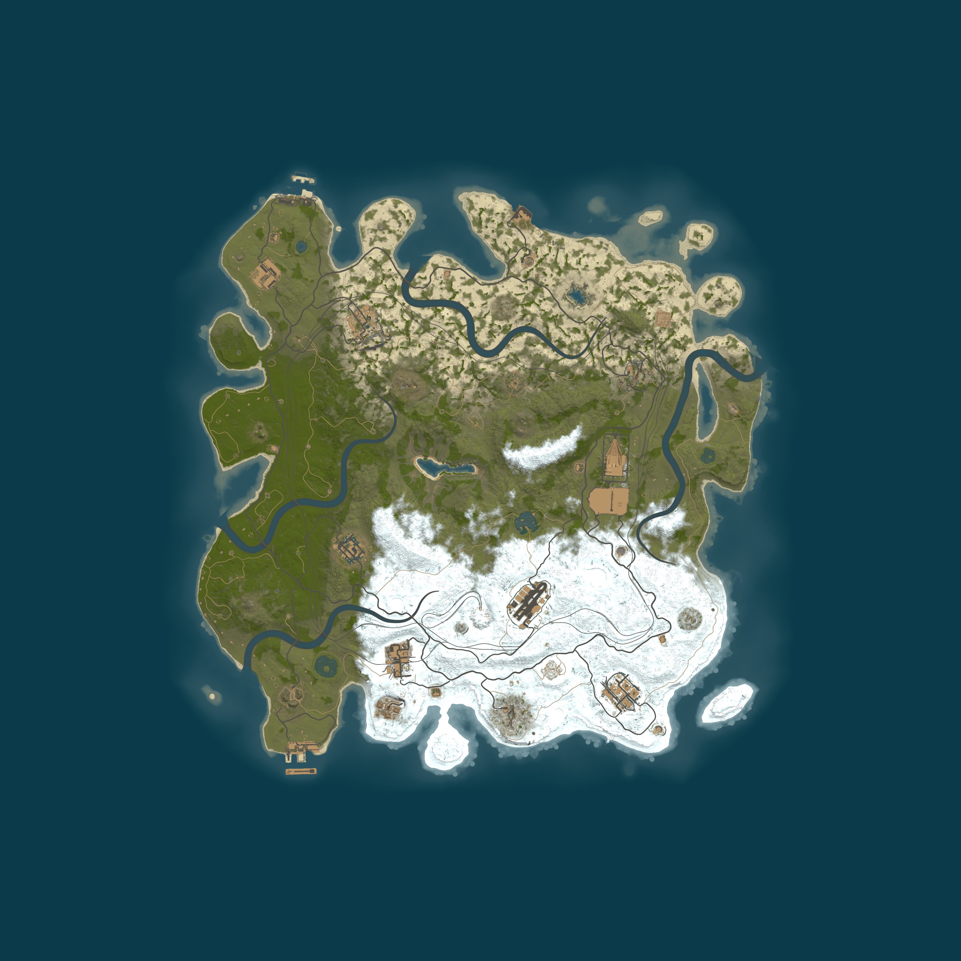 Procedural Map, size 4250, seed 50000