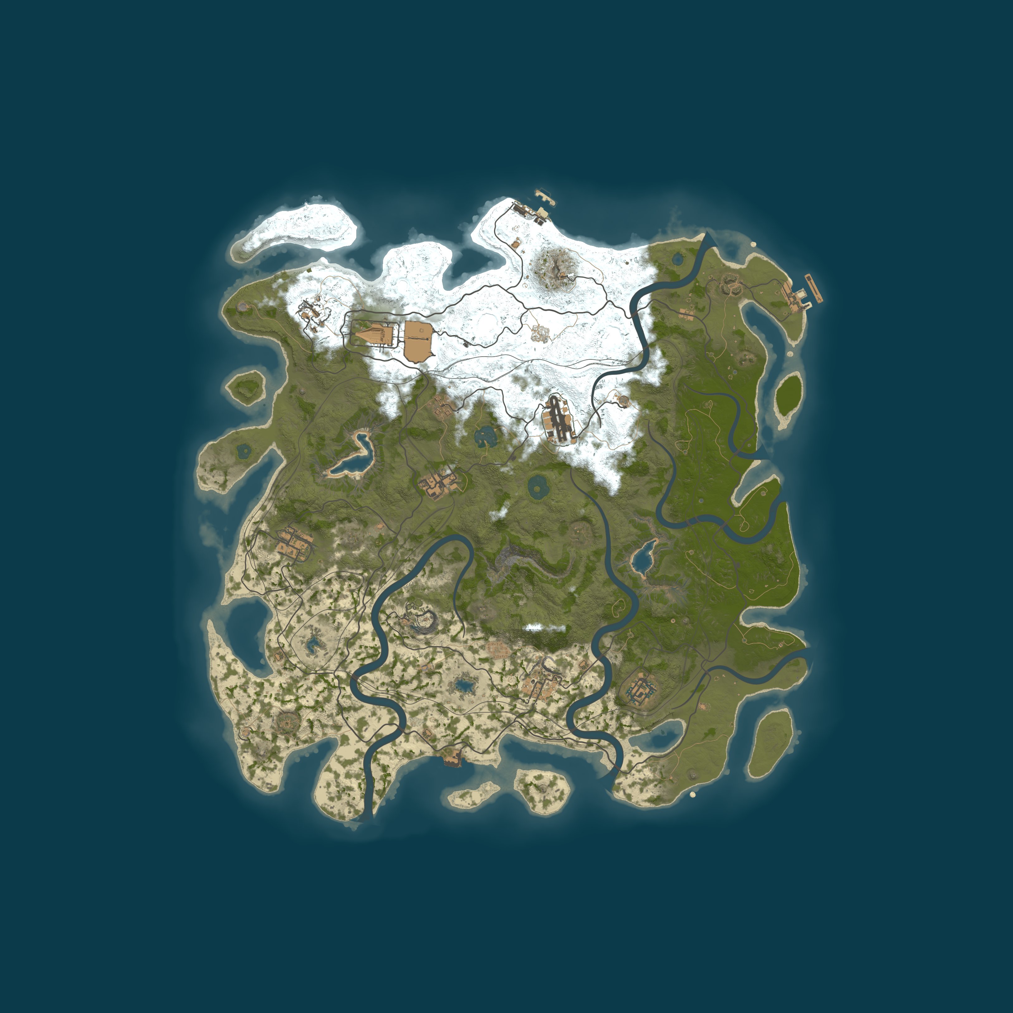 Map for DeepSeaRusWorld