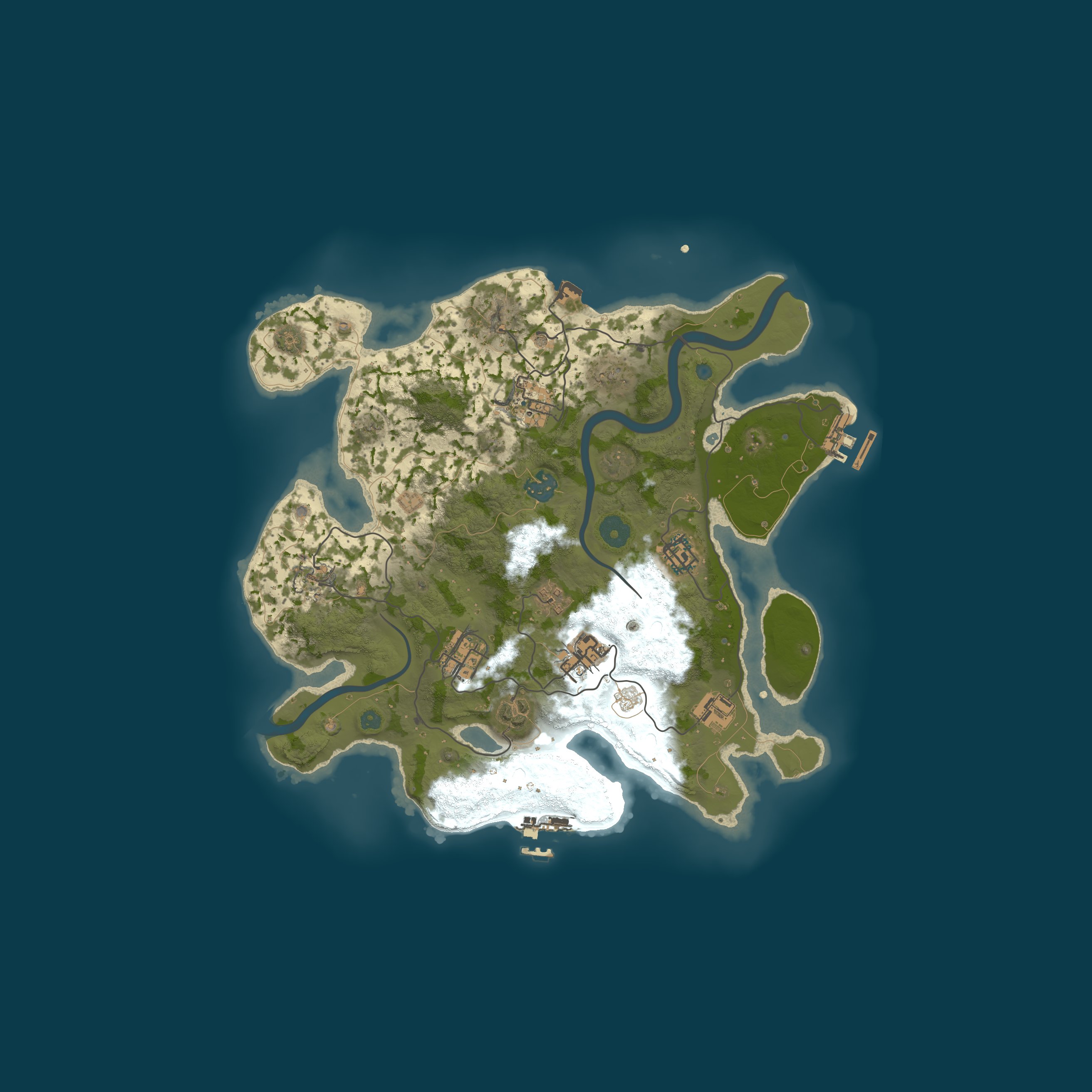 Map for The 100