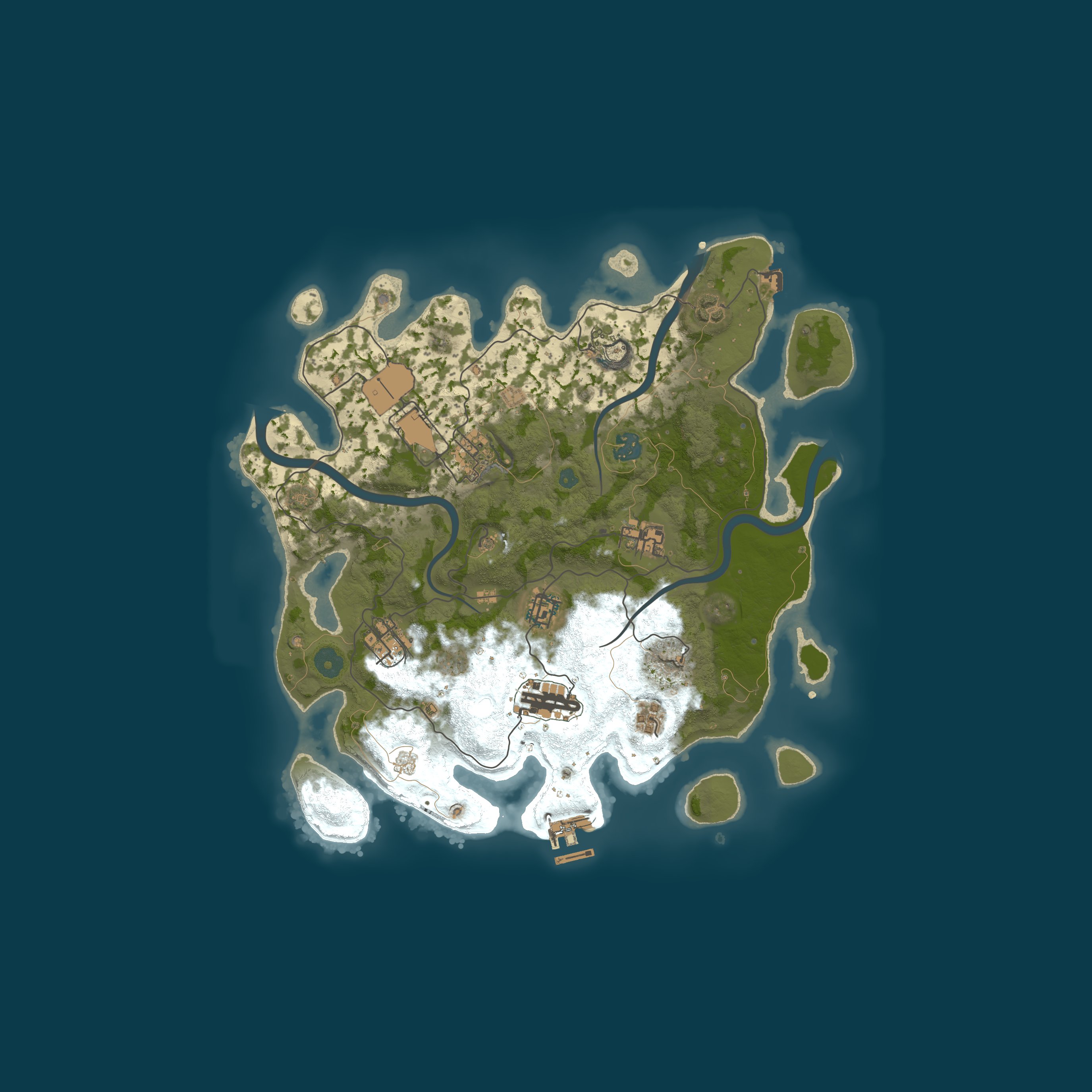 Map for Full Send Rust US | 2x Loot | 1.5x Gather | ORP | Just Wiped