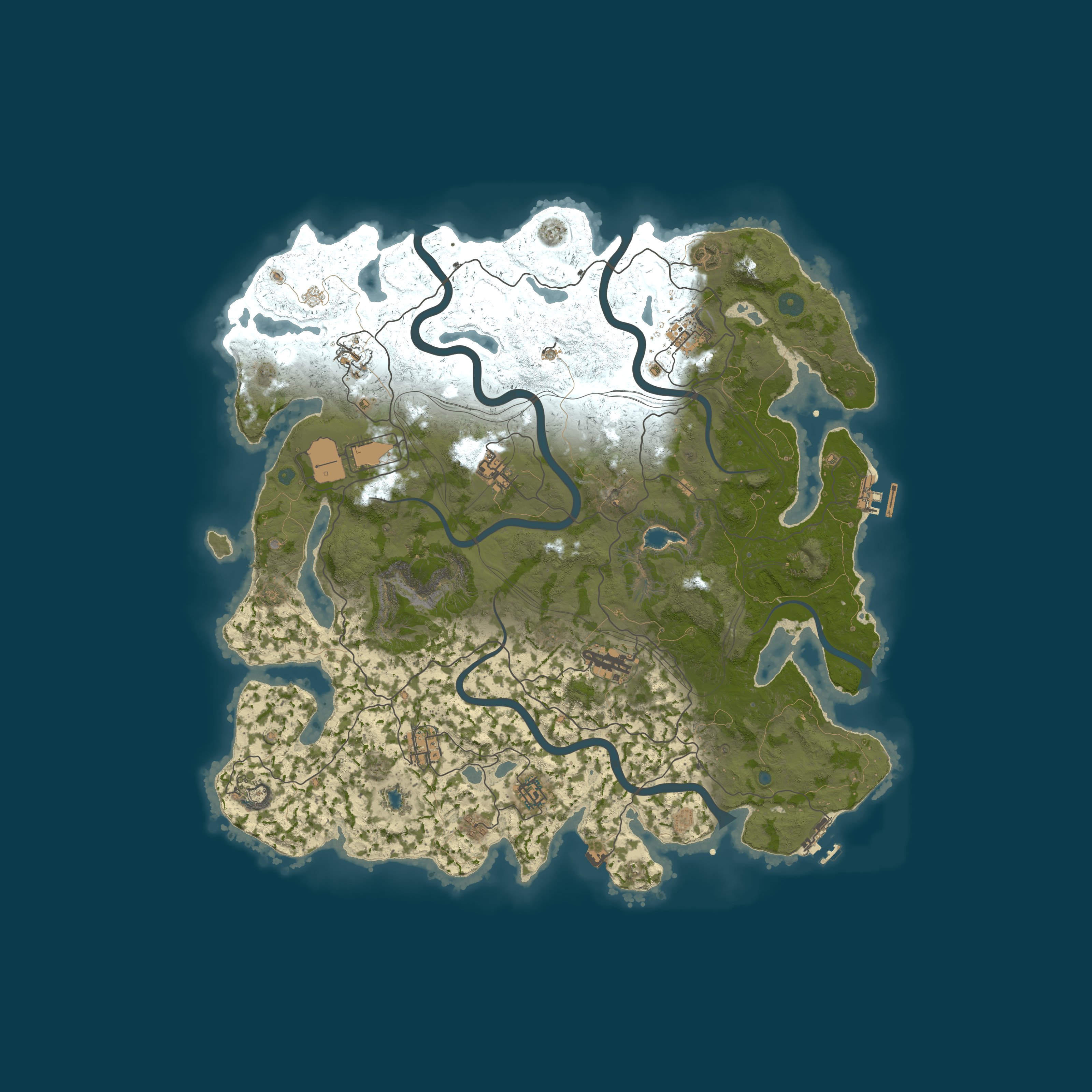 Карта сервера