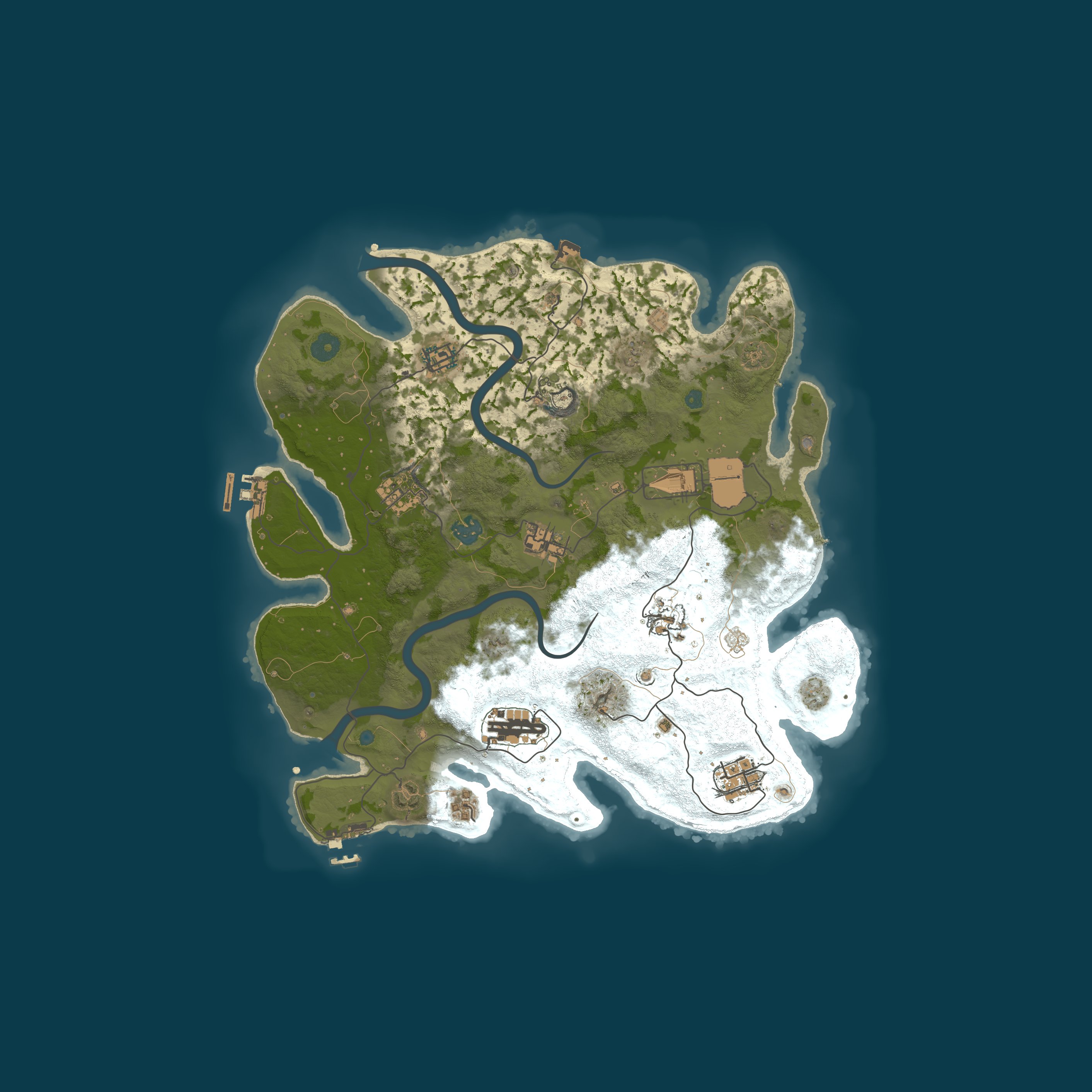Map for BasicRust - Solo/Duo | Weekly | Wednesdays | WIPE IN 2H