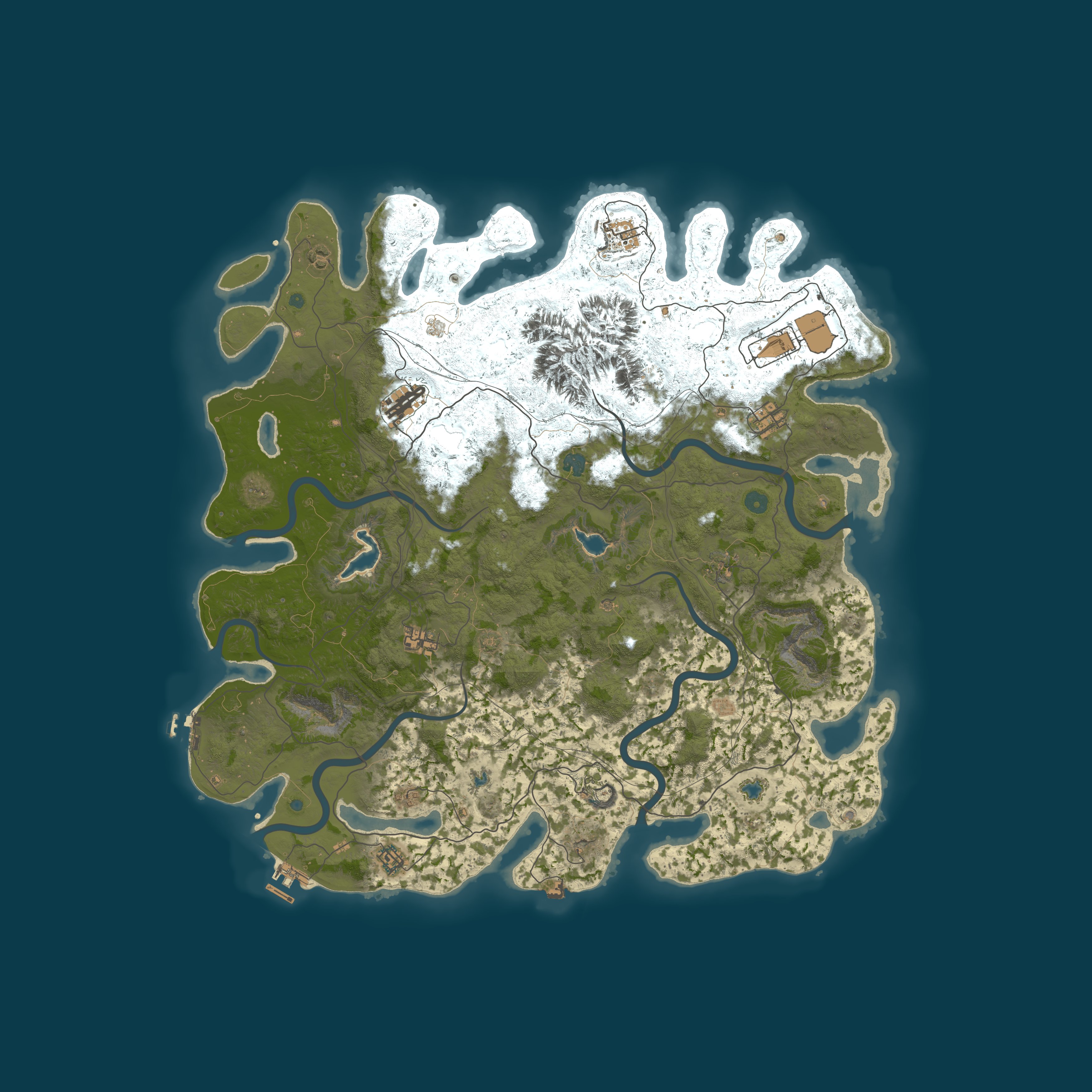 Map for Rusty Dad PvE 3x | QOL Mods | SkillTree | NPCs | Events