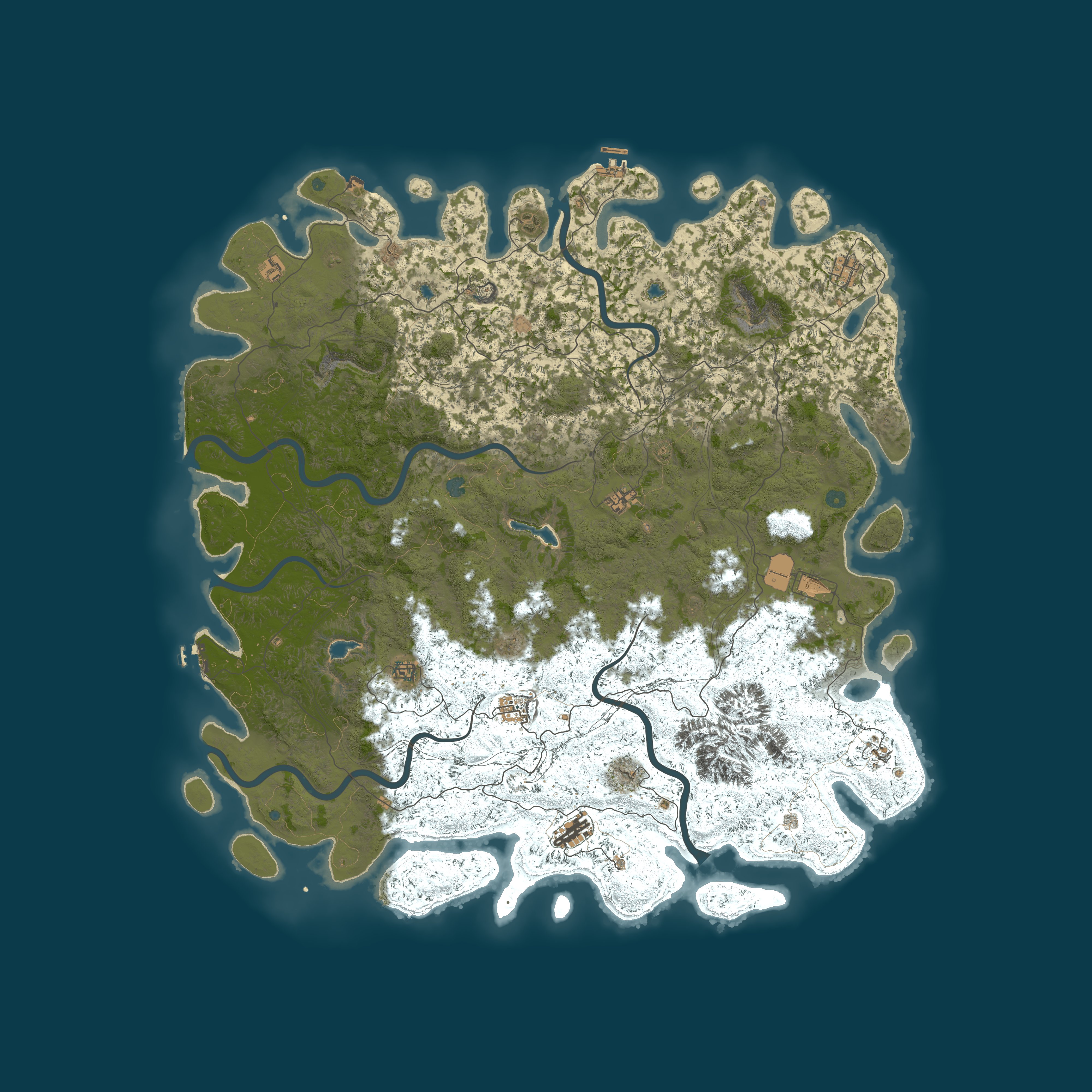 Procedural Map, size 6000, seed 18967979