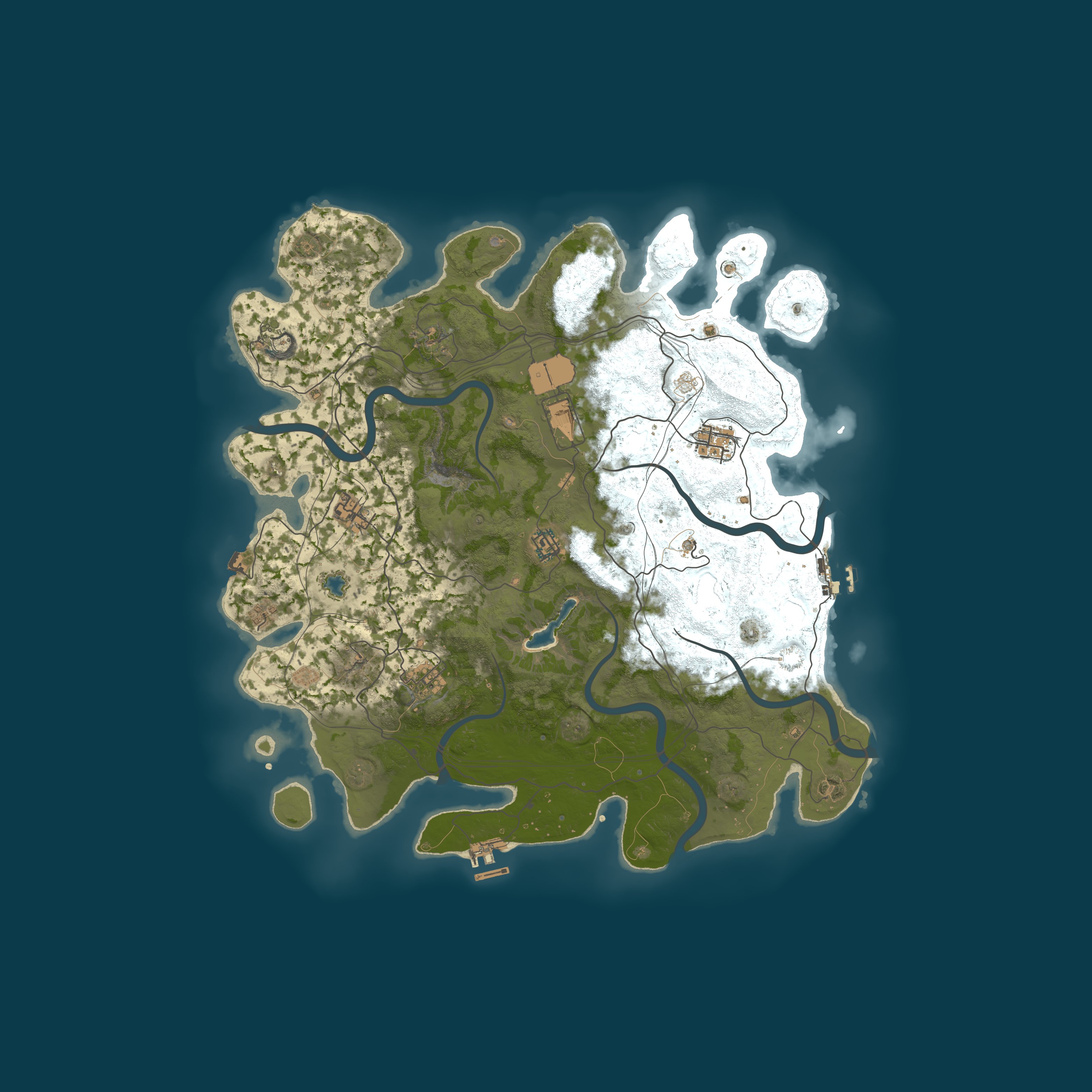 Map for Rusthaven.gg | MAIN 3x | Vanilla+ | Monthly Force Wipe | US