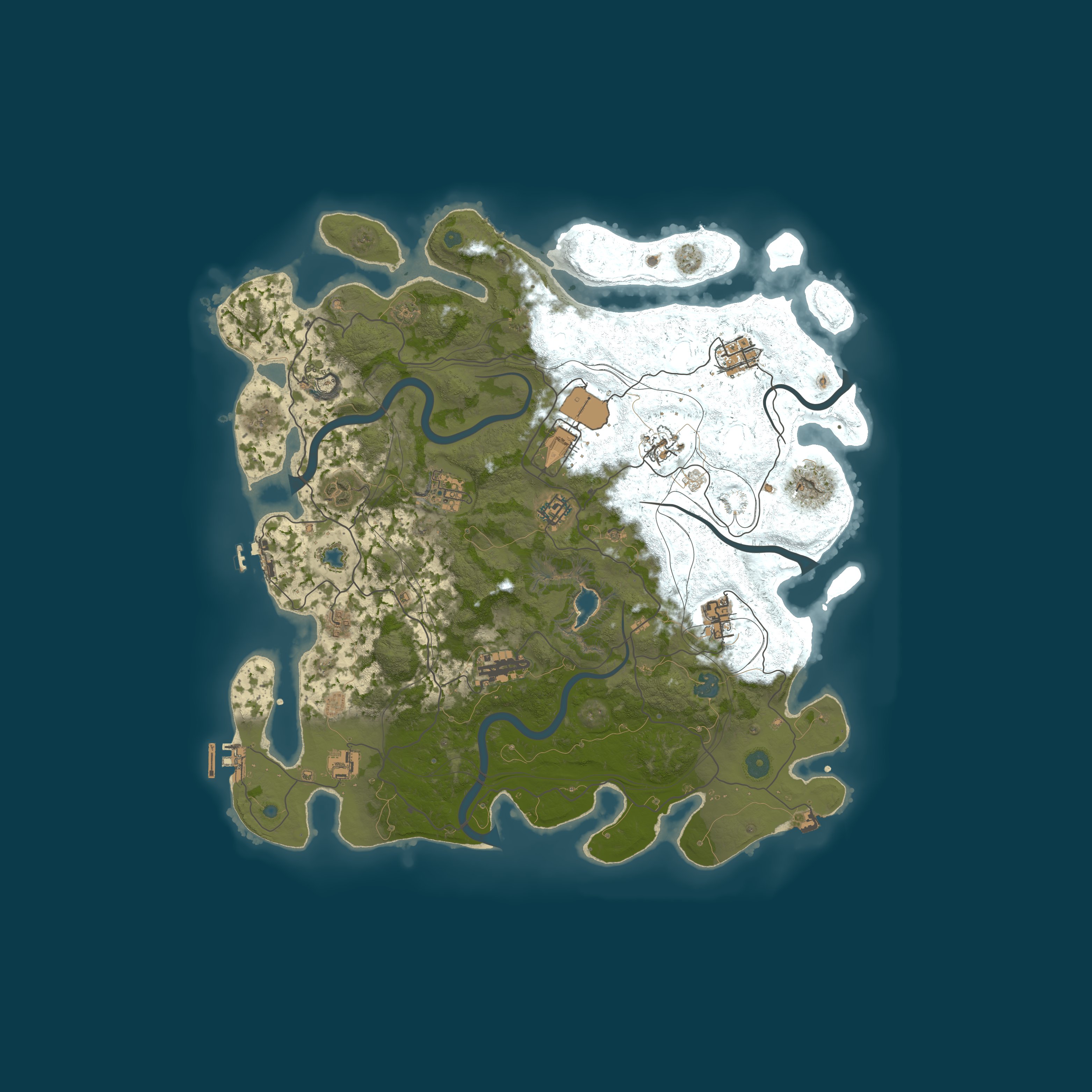 Procedural Map, size 4250, seed 572408508