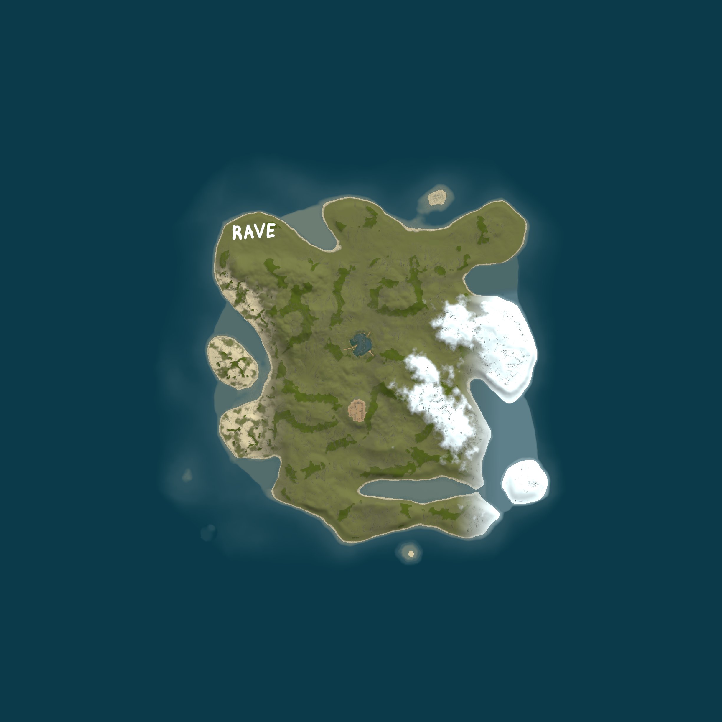 Custom Map, size 2900, seed 1337