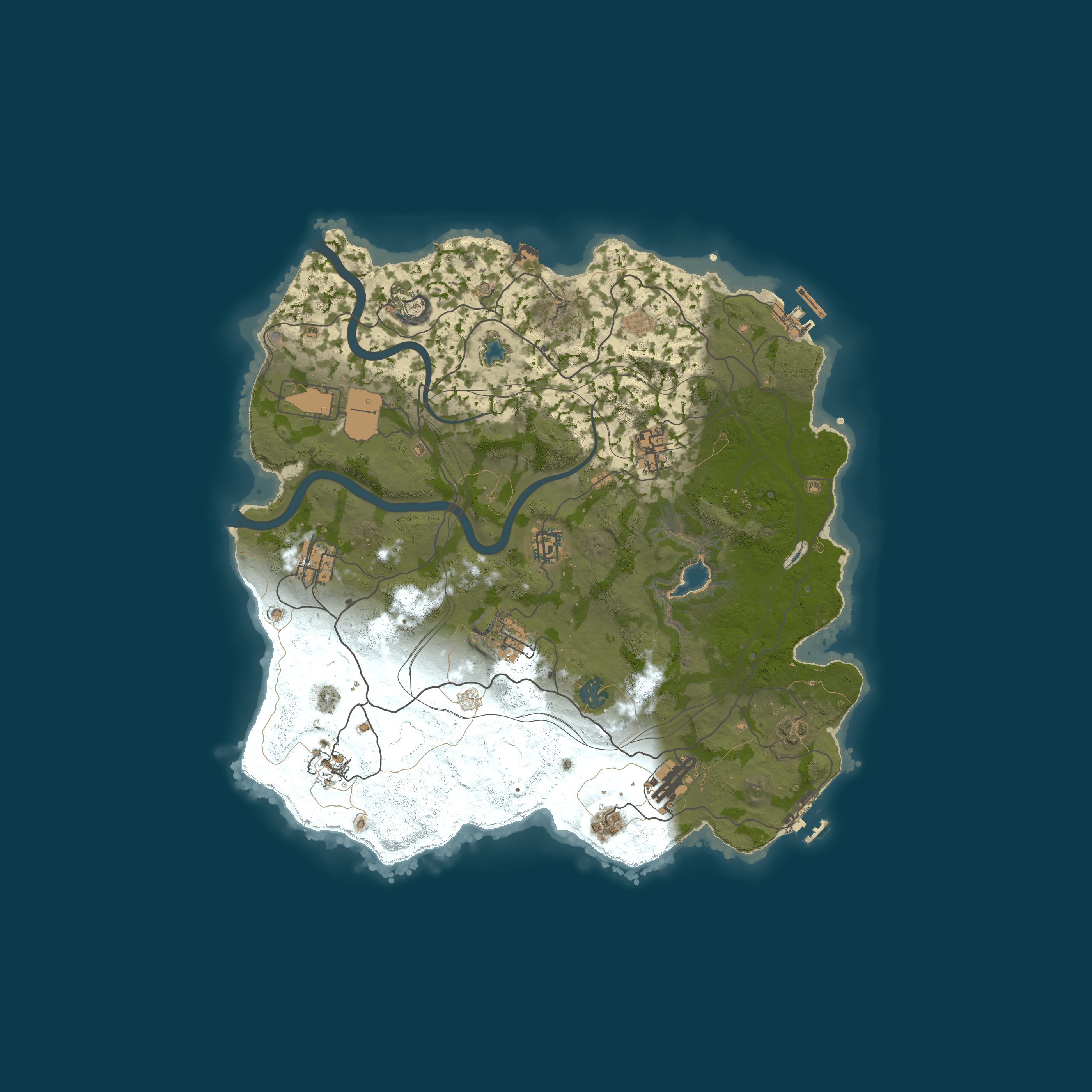 Map for HQM.GG EU 5X Solo/Duo/Trio 20/3 20.3 Full Wiped Quests|Shop|TP