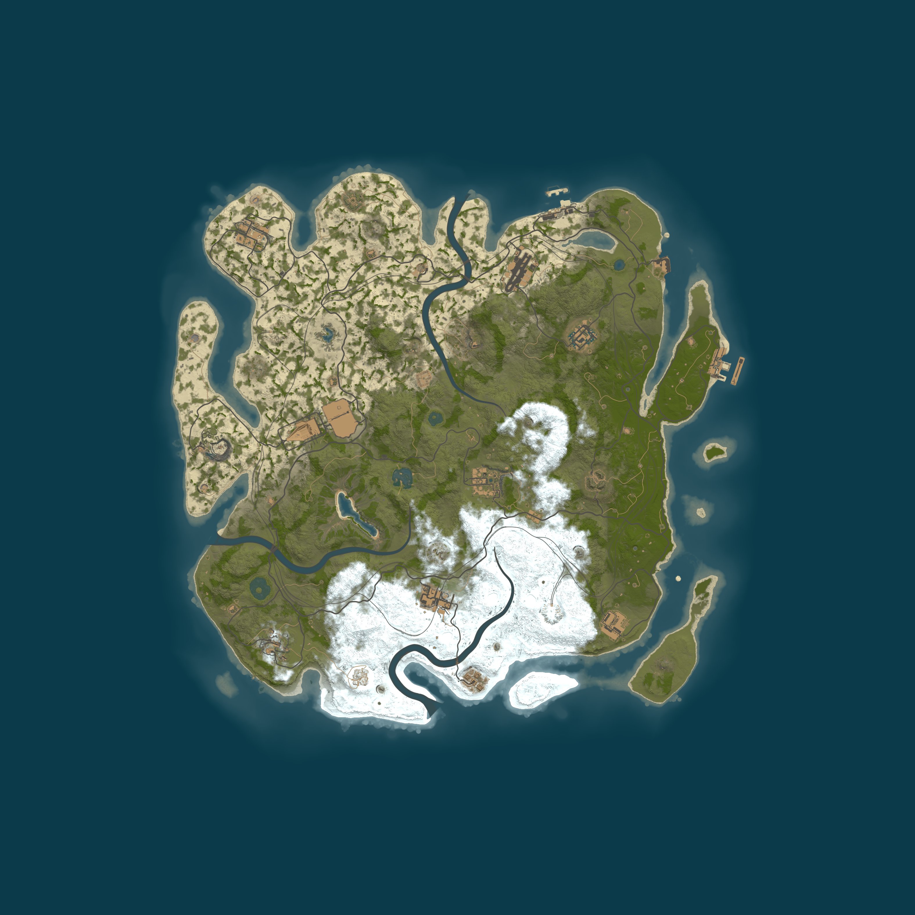 Map for BACKWOOD BANDIT PVP Solo/Duo/Trio No BP WIPE