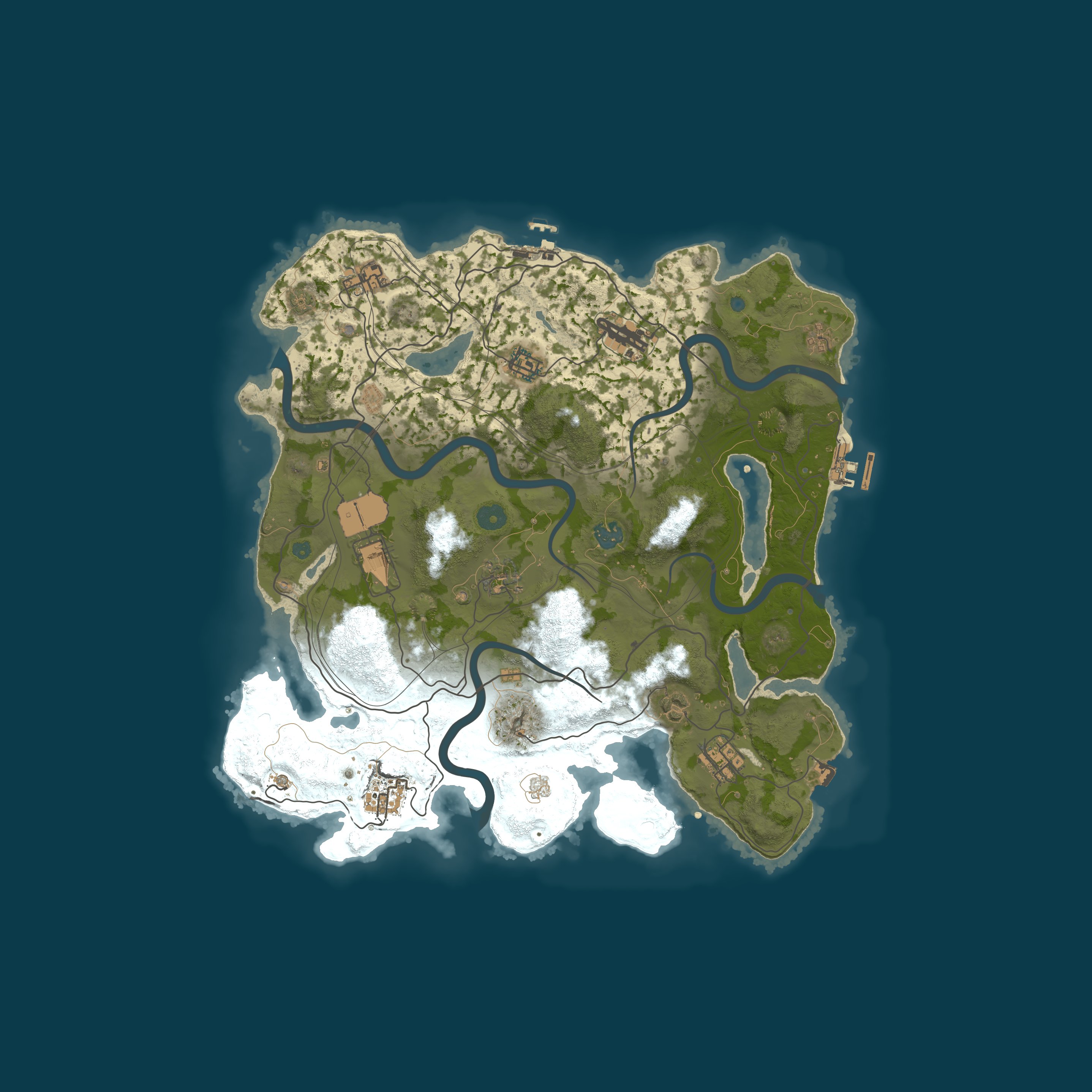 Map for Rust4Noobs | Solo only | Vanilla Monthly | No BP Wipe