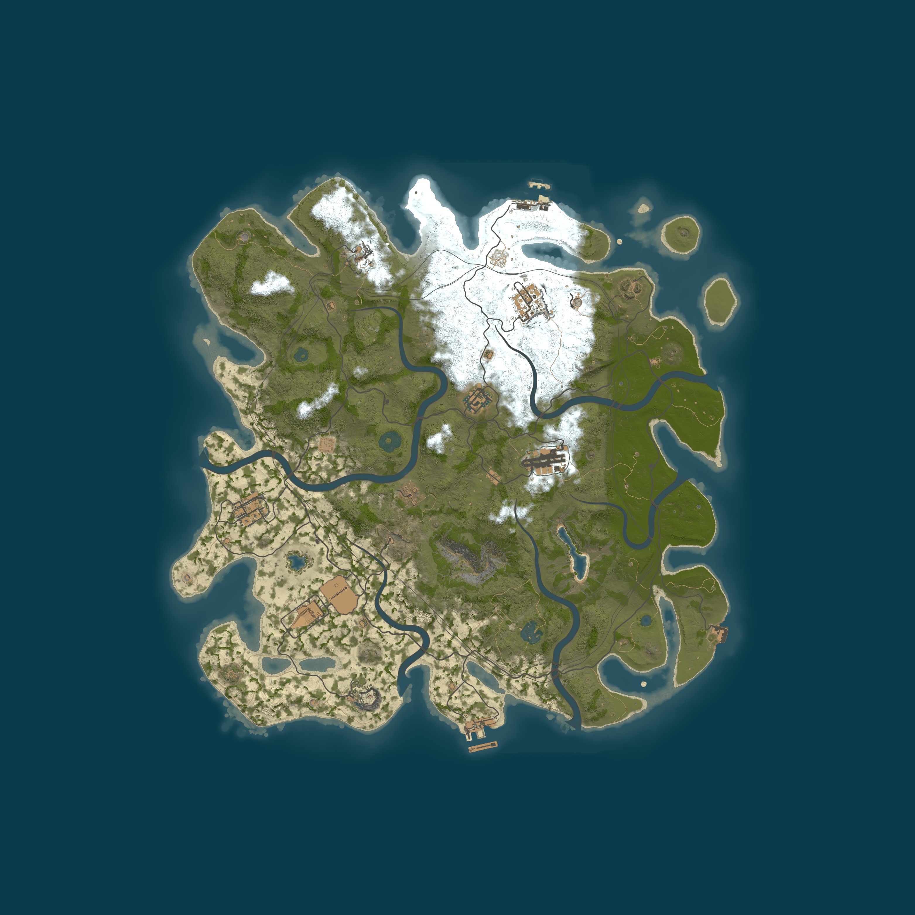 Map for Rust x100 Build Raid PVP have fun!!