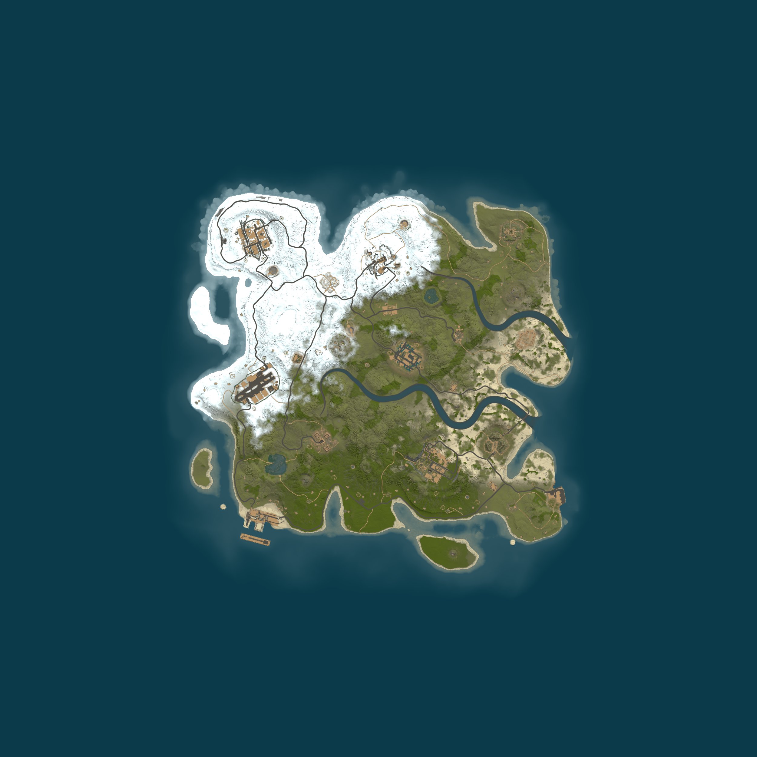 Map for Drevan Rust Server