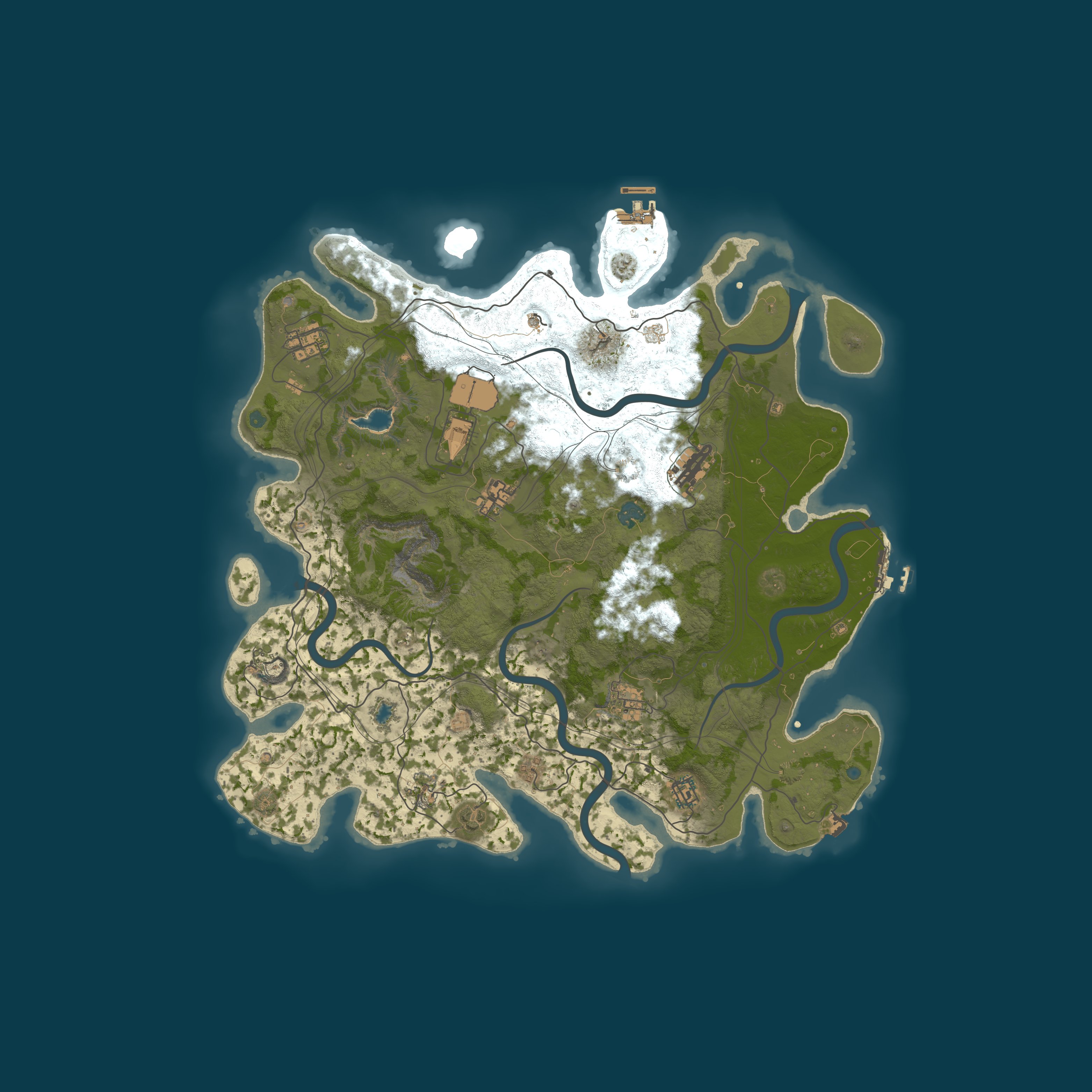Map for Bot Wars Zombified 3x PVE
