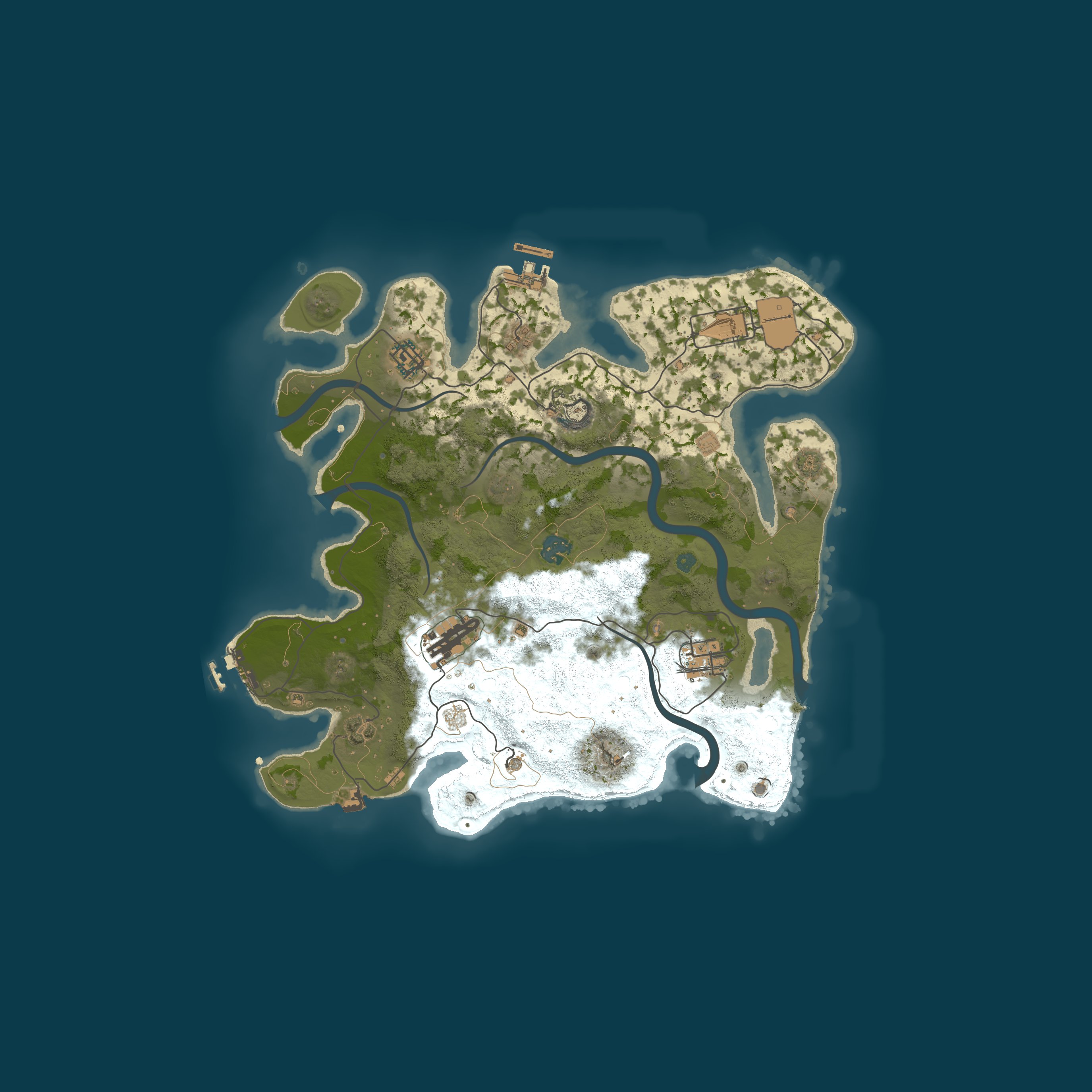 Map for Elitelupus Rust 3x - Forge Wars MMO