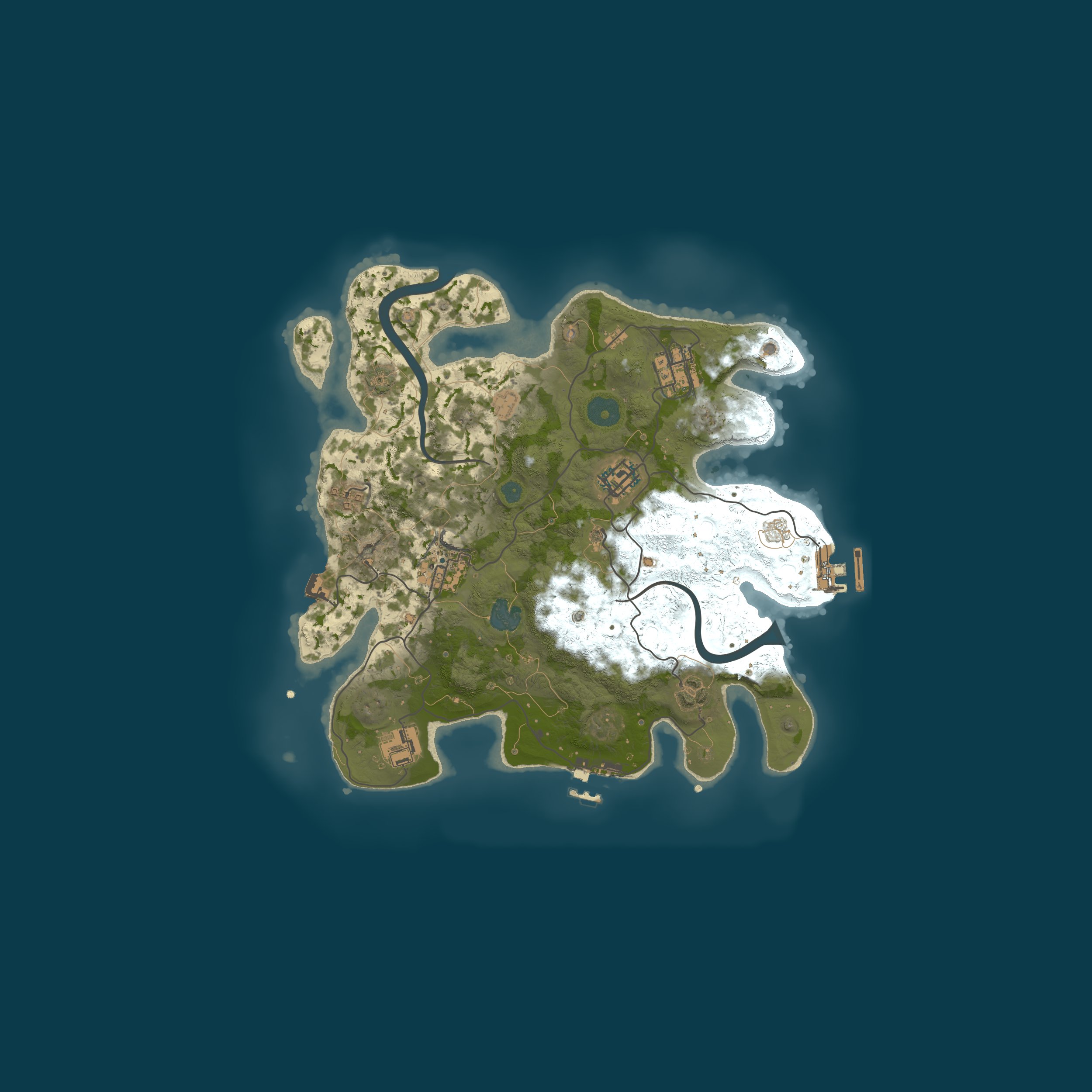 Map for RustGamingNation 100000x PvE [Events|Purge|Zombies|SkillTree]