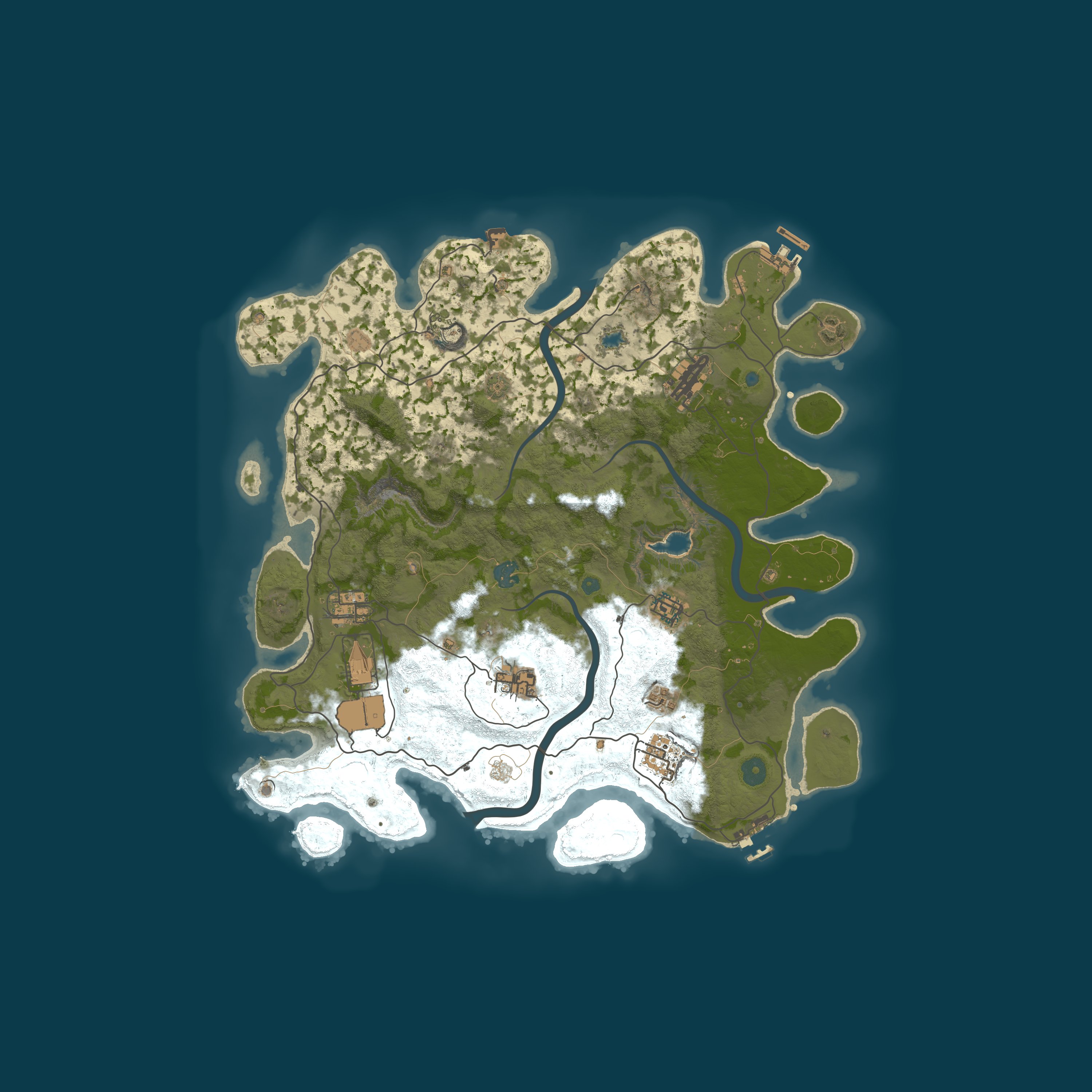 Map for Boat Building | Admin Menu | F1 Items | MedioTesting Procedural