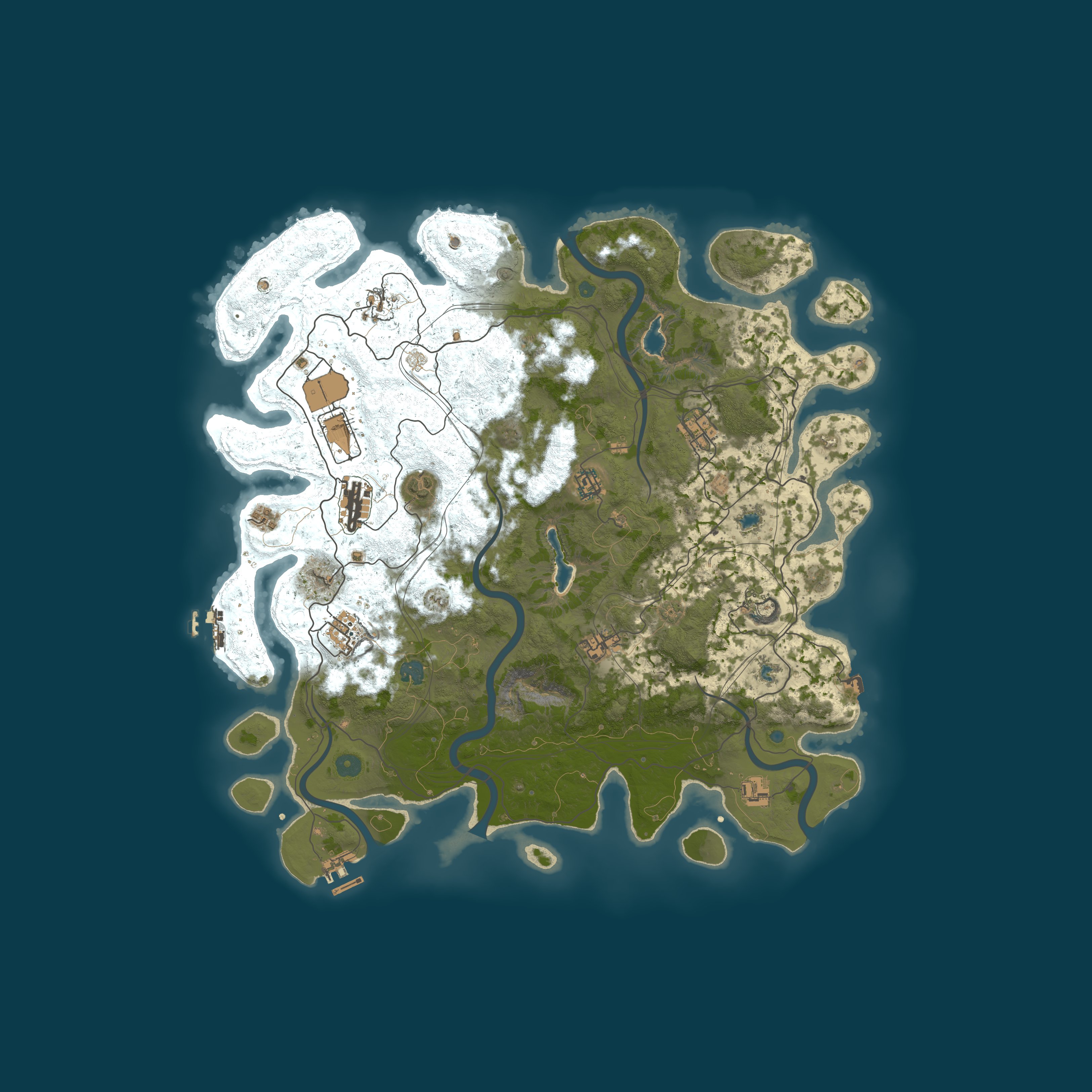 Map for ! Volten Gaming Vanilla Solo East!