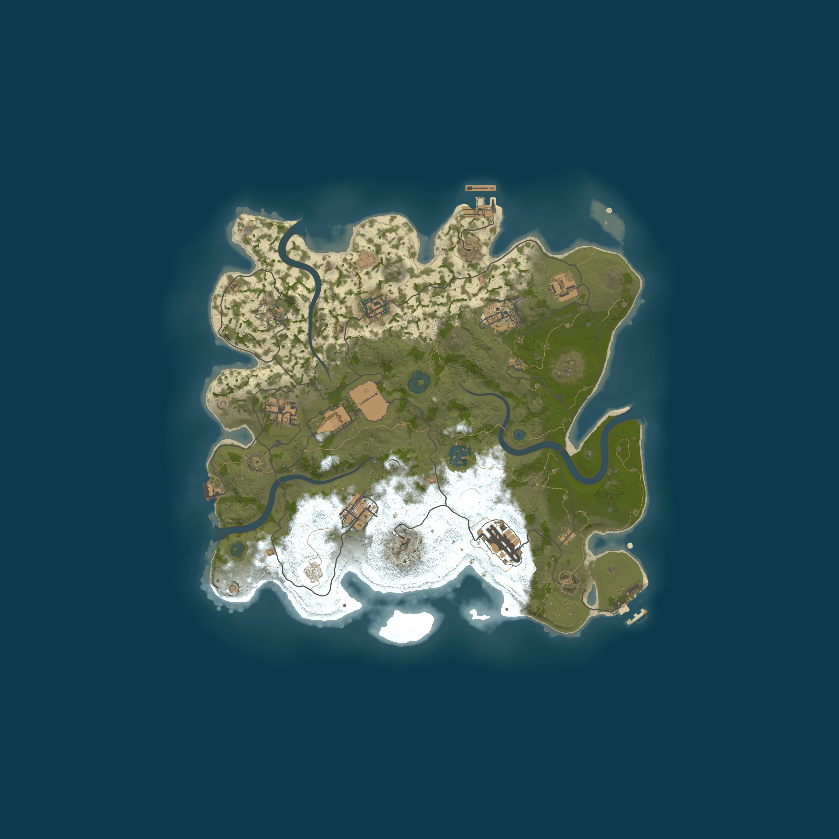 Map for URBAN RUST #1 [ X50 | NO LIMIT | KITS | CLANS | TP ]