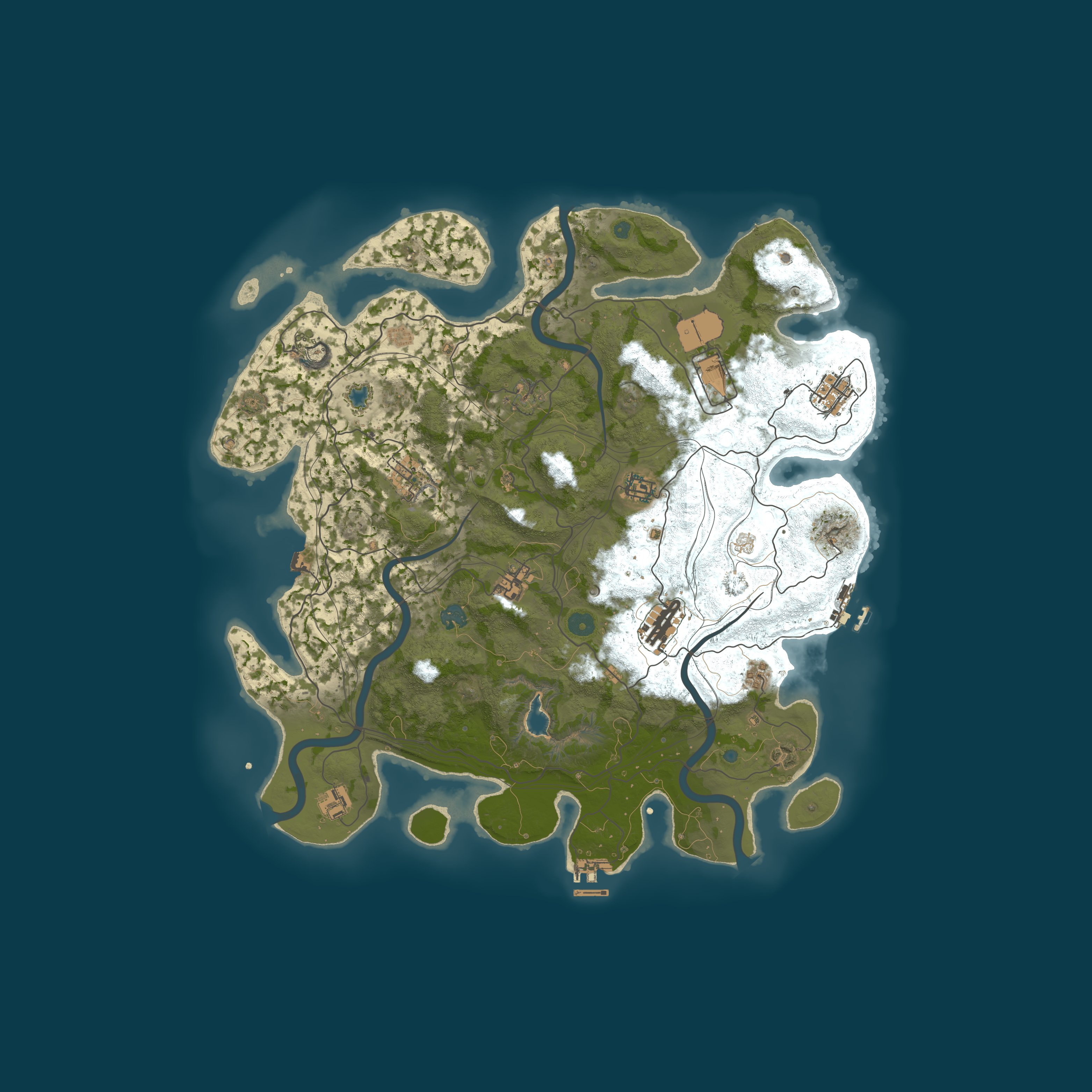 Procedural Map, size 4250, seed 394202277