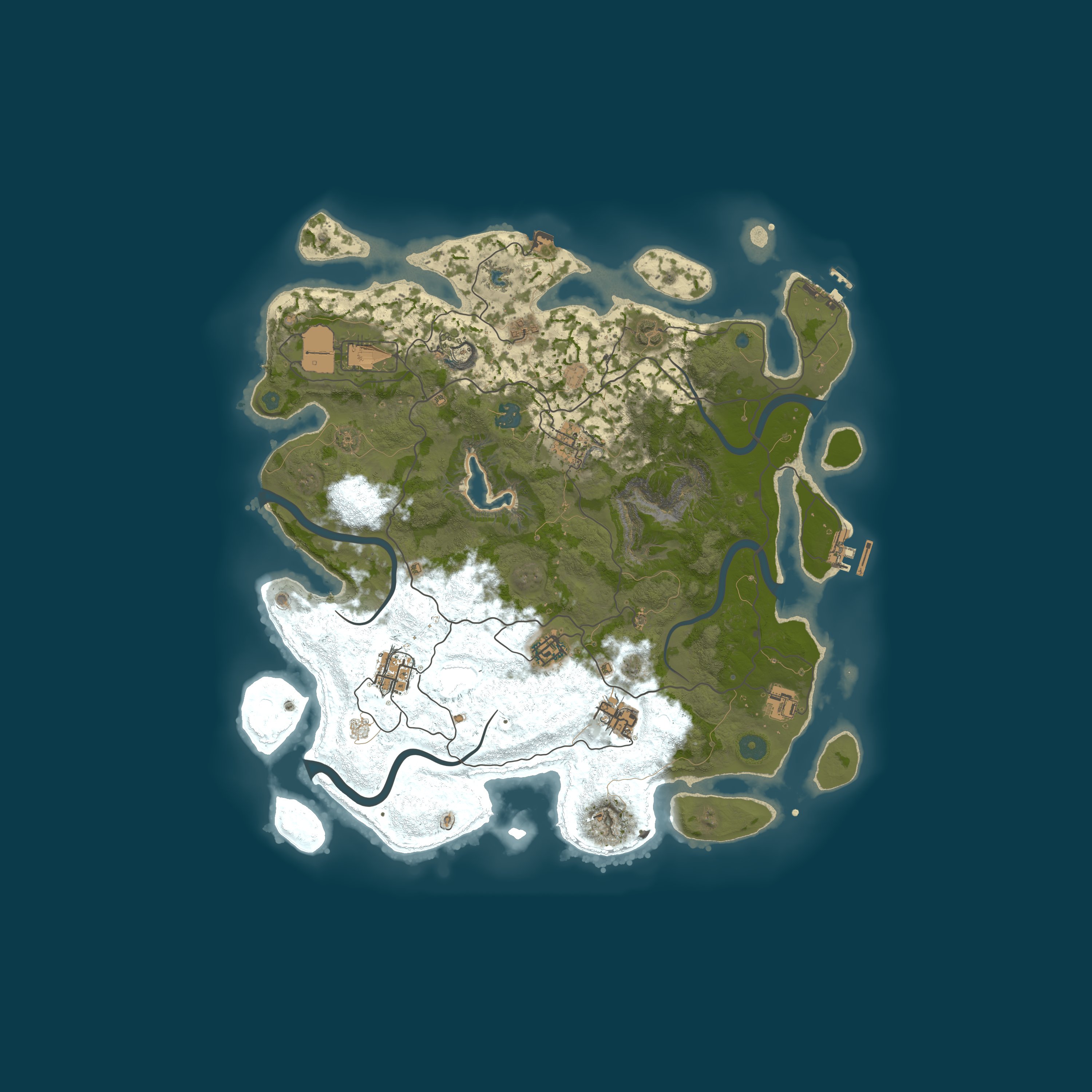 Map for 屿『100倍|蓝图全解|萌新首选|百倍』
